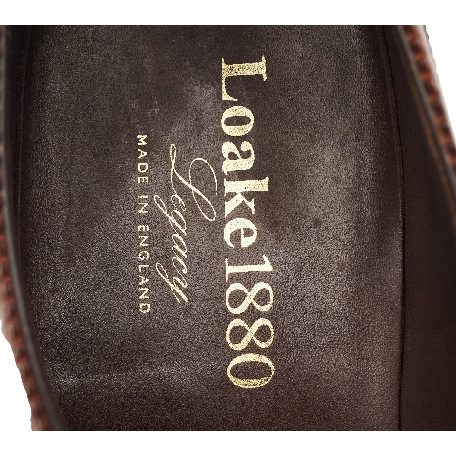 Loake 1880 Legacy Evans richelieu cuir marron pointure UK 10