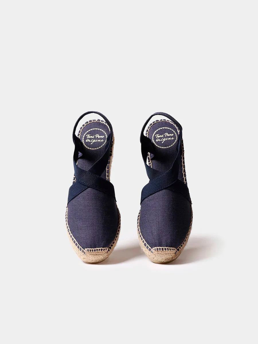 Toni Pons Ter espadrilles compensées lin vegan 6 cm
