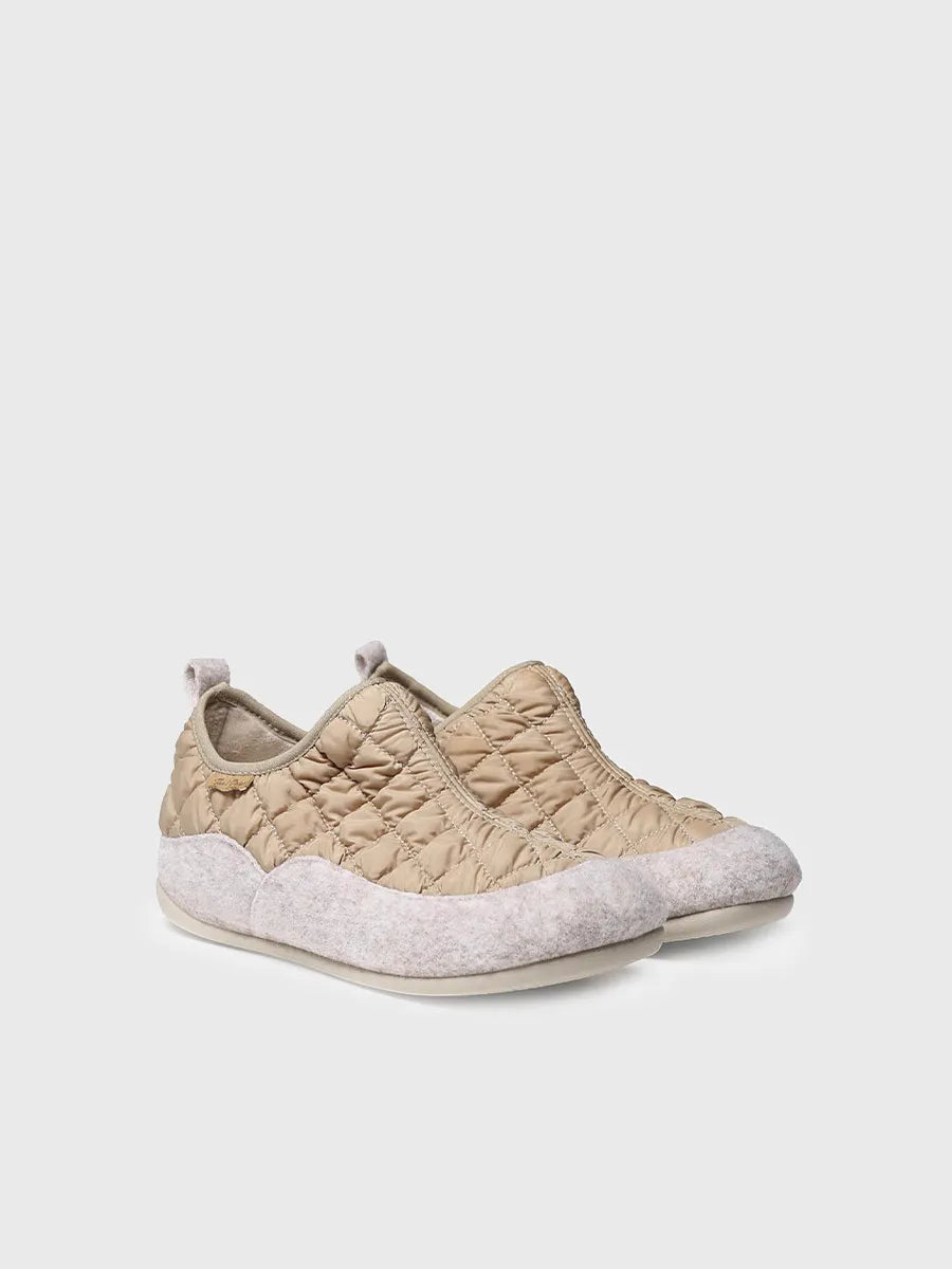 Toni Pons Mare-UM pantoufles femme feutre beige