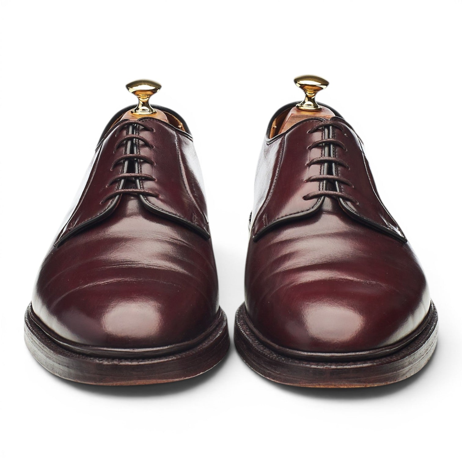 Crockett & Jones Carlisle derby cuir bordeaux UK 9,5