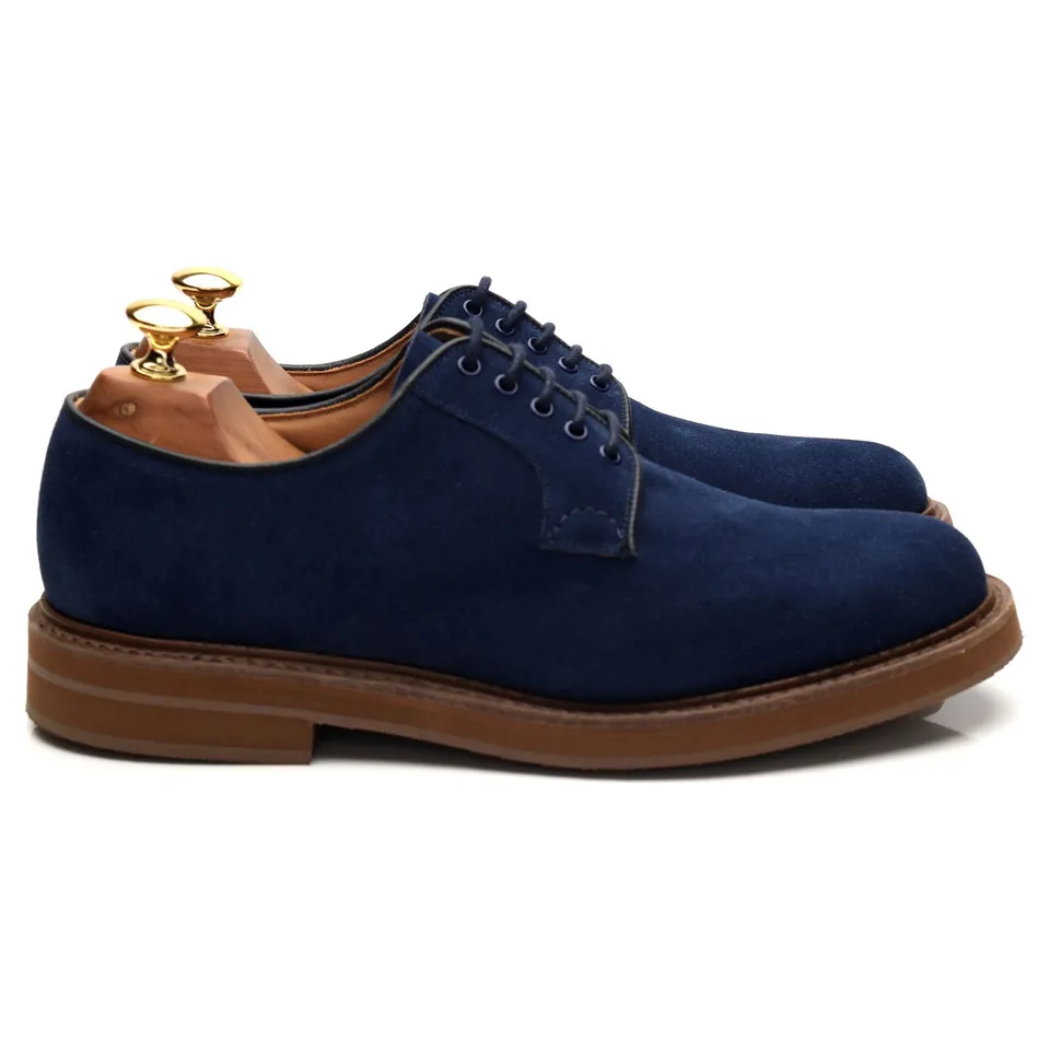 Church's Fulbeck derby suède bleu pointure 6.5 large