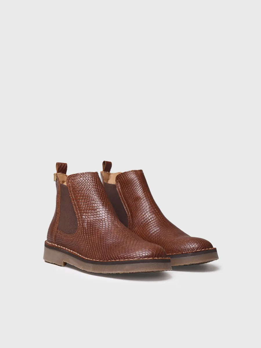 Toni Pons Isa-CC bottines femme cuir effet serpent