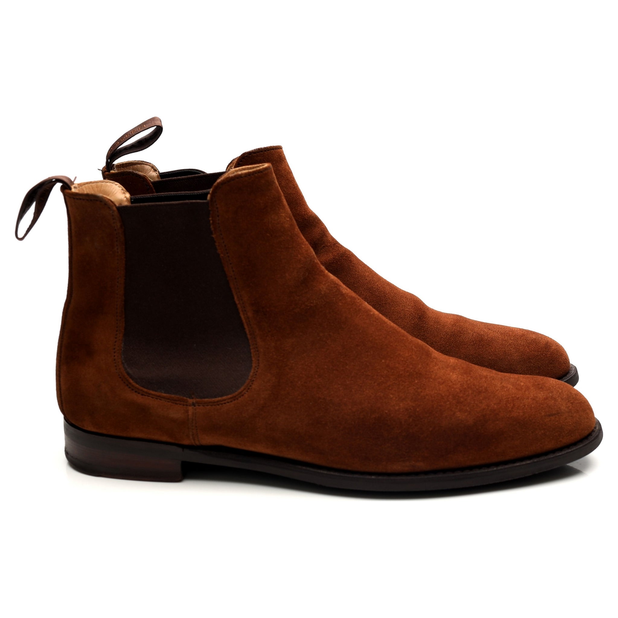 Cheaney Godfrey chelsea daim marron UK 8.5