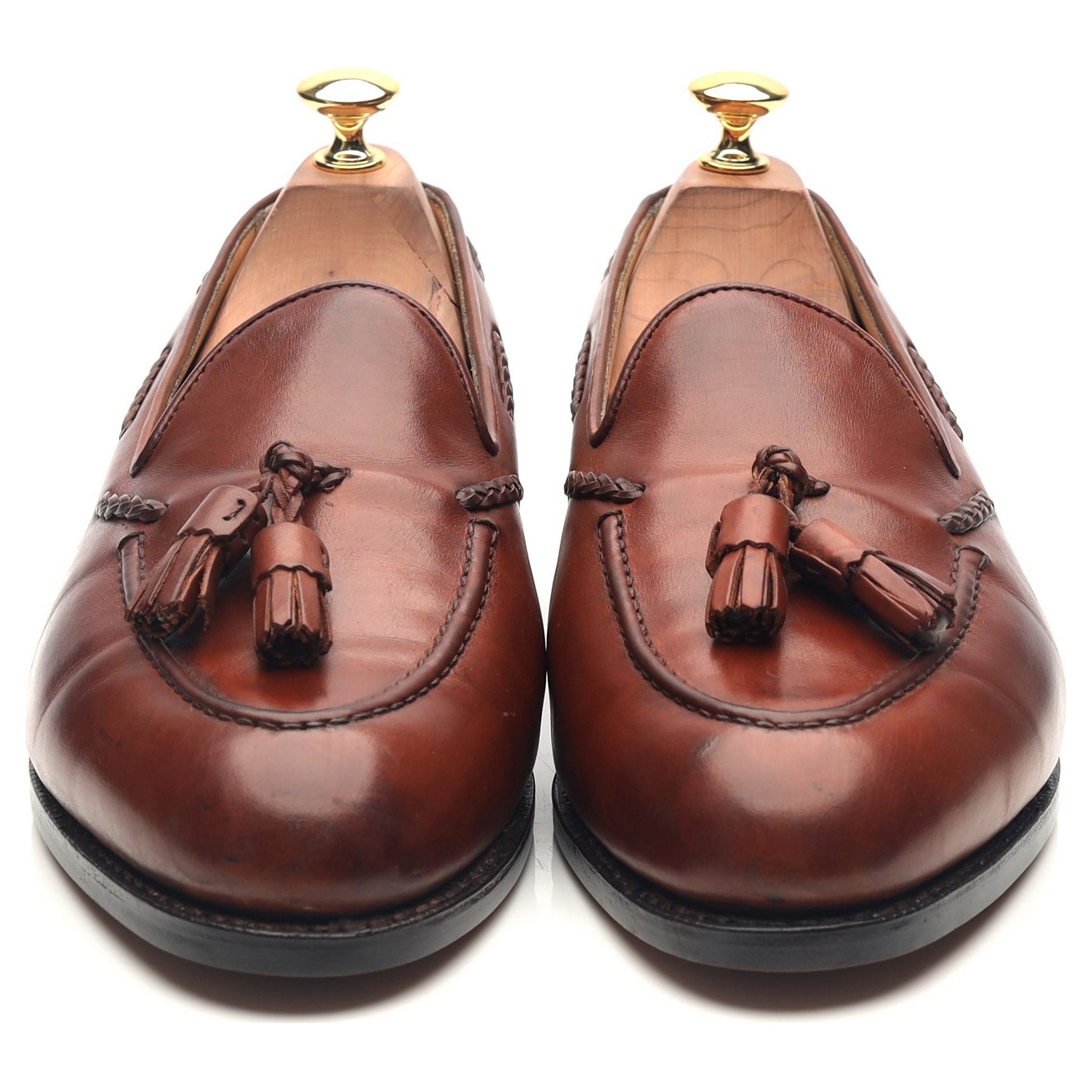 Edward Green Belgravia mocassins cuir marron pointure 9