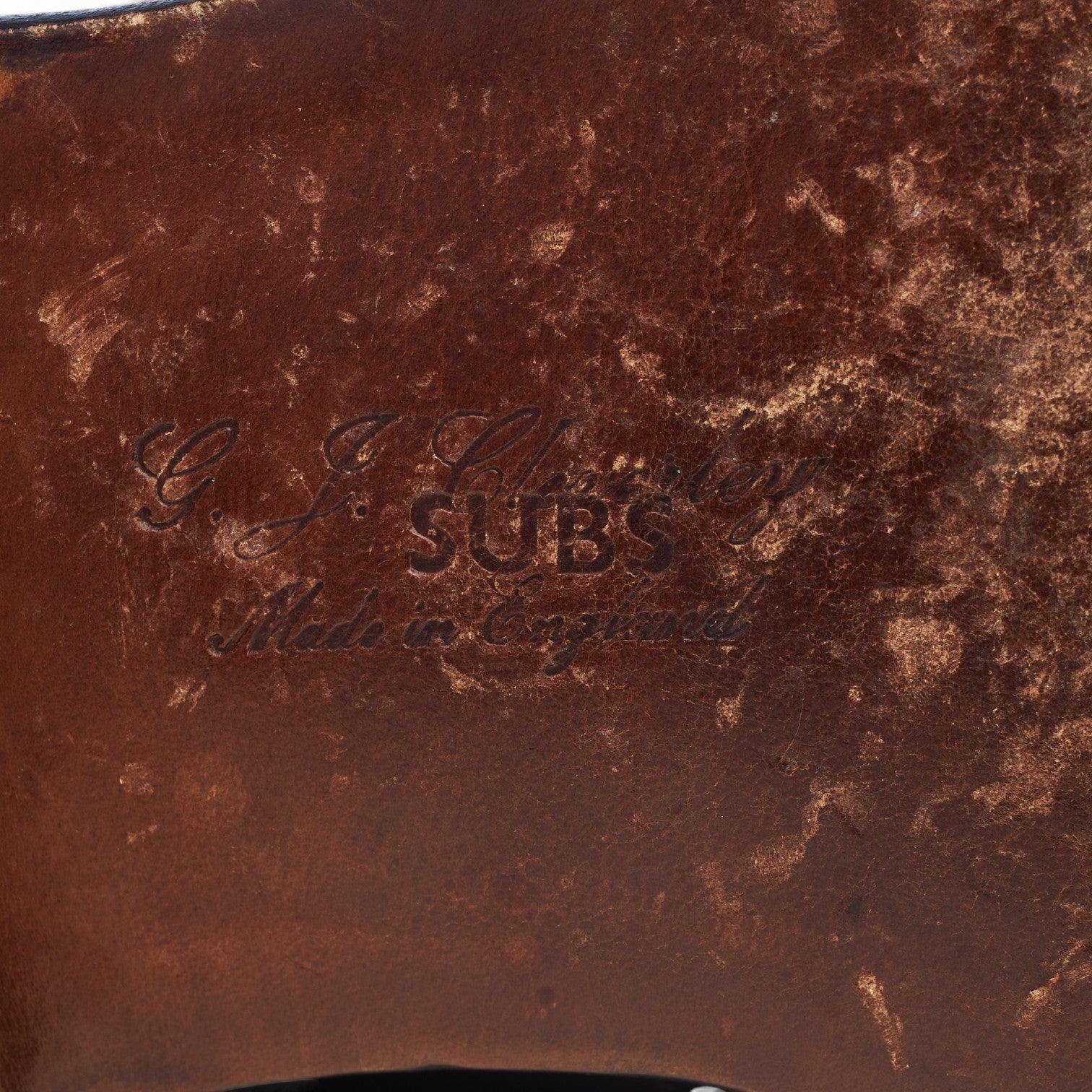 George Cleverley derby cuir marron foncé UK 8