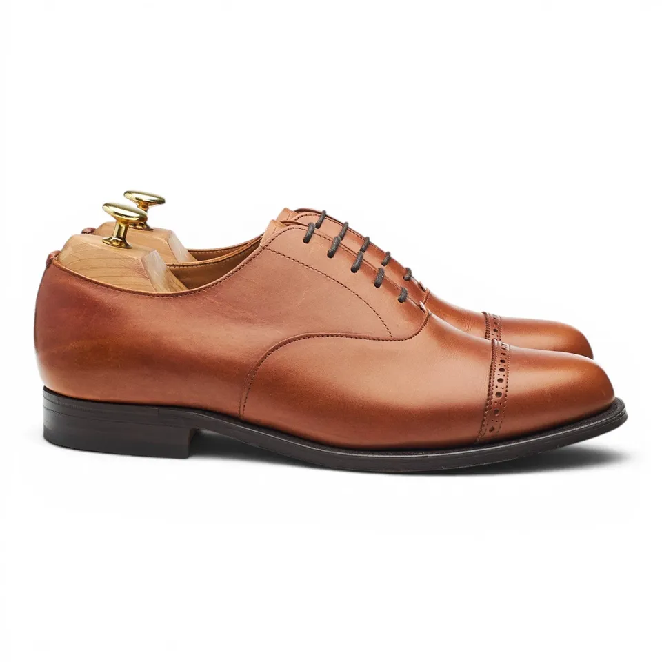 Cheaney derbies oxford cuir marron pointure UK 8