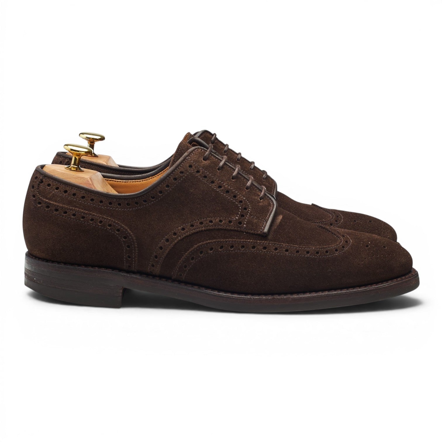Crockett & Jones Swansea derbies daim marron UK 8.5