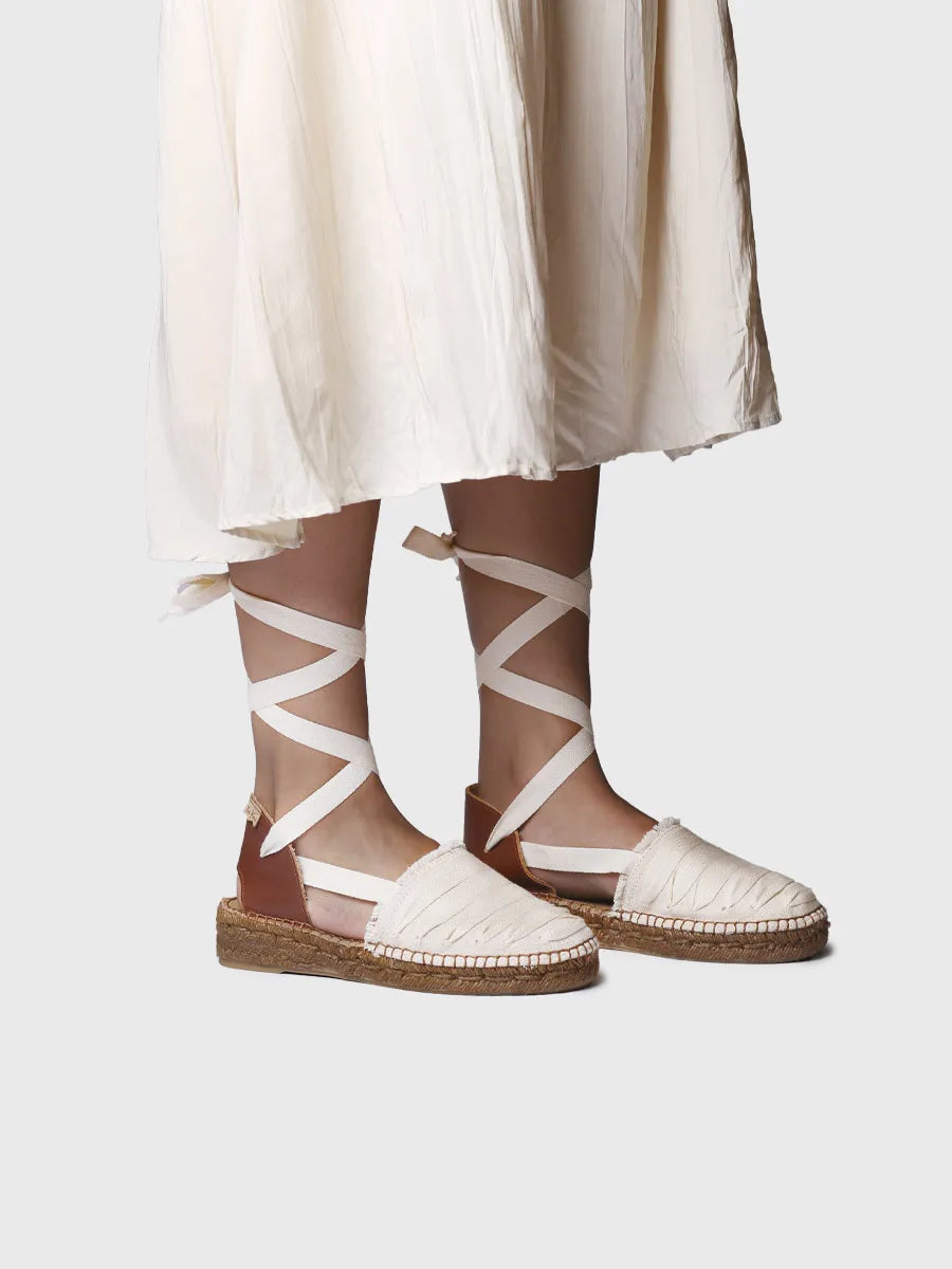 Toni Pons Gavet-DH espadrille plate toile rubans jute