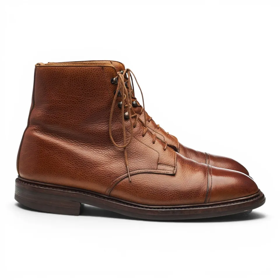Crockett & Jones Coniston bottines cuir grain marron 9.5