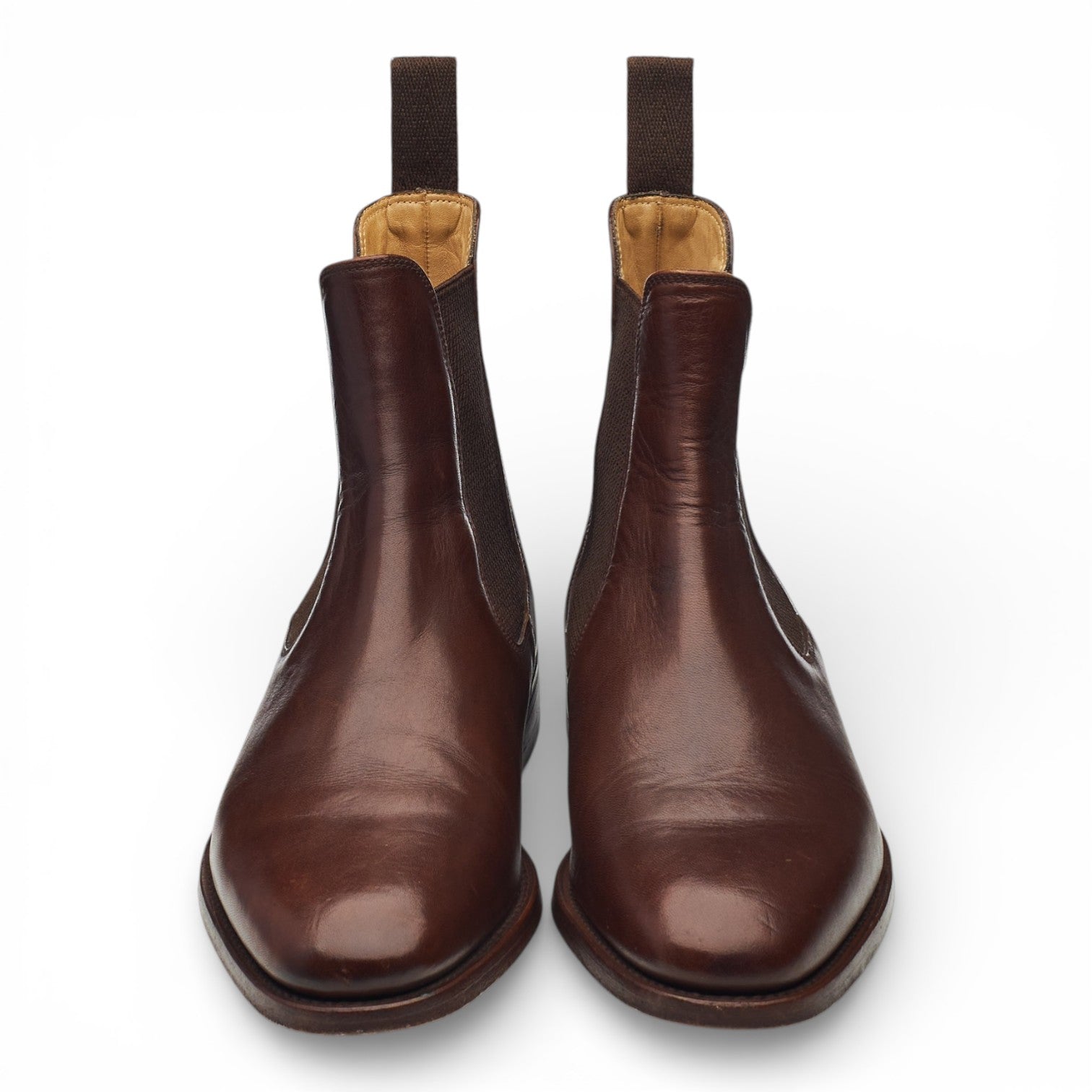 Charles Tyrwhitt chelsea boots cuir marron UK 7.5