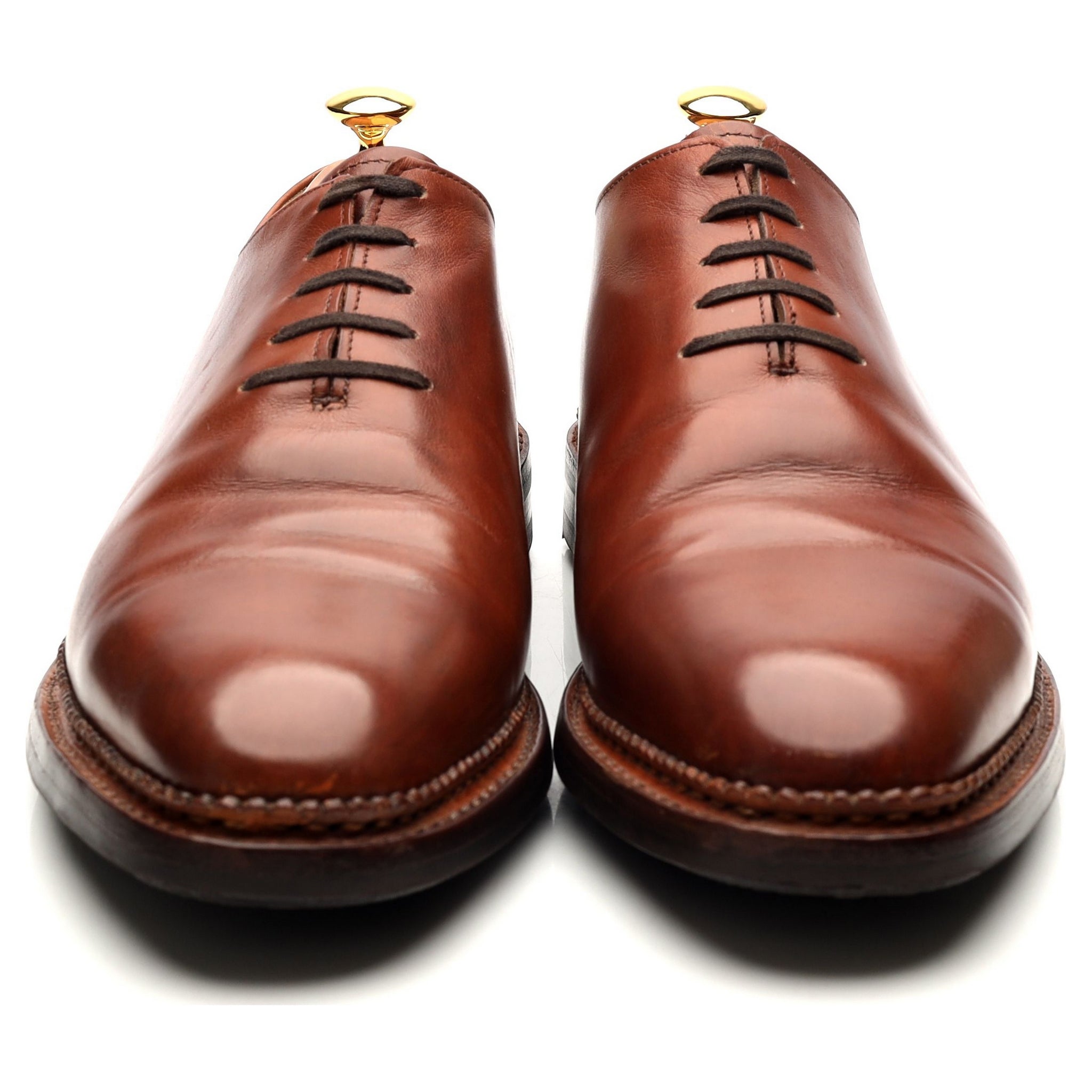 Bowen Wholecut Oxford cuir marron pointure UK 10.5