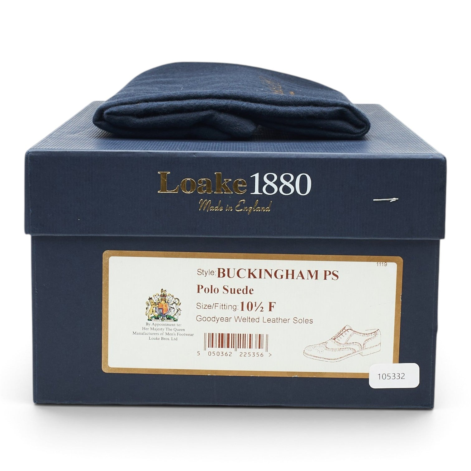 Loake 1880 Buckingham oxford daim marron UK 10,5