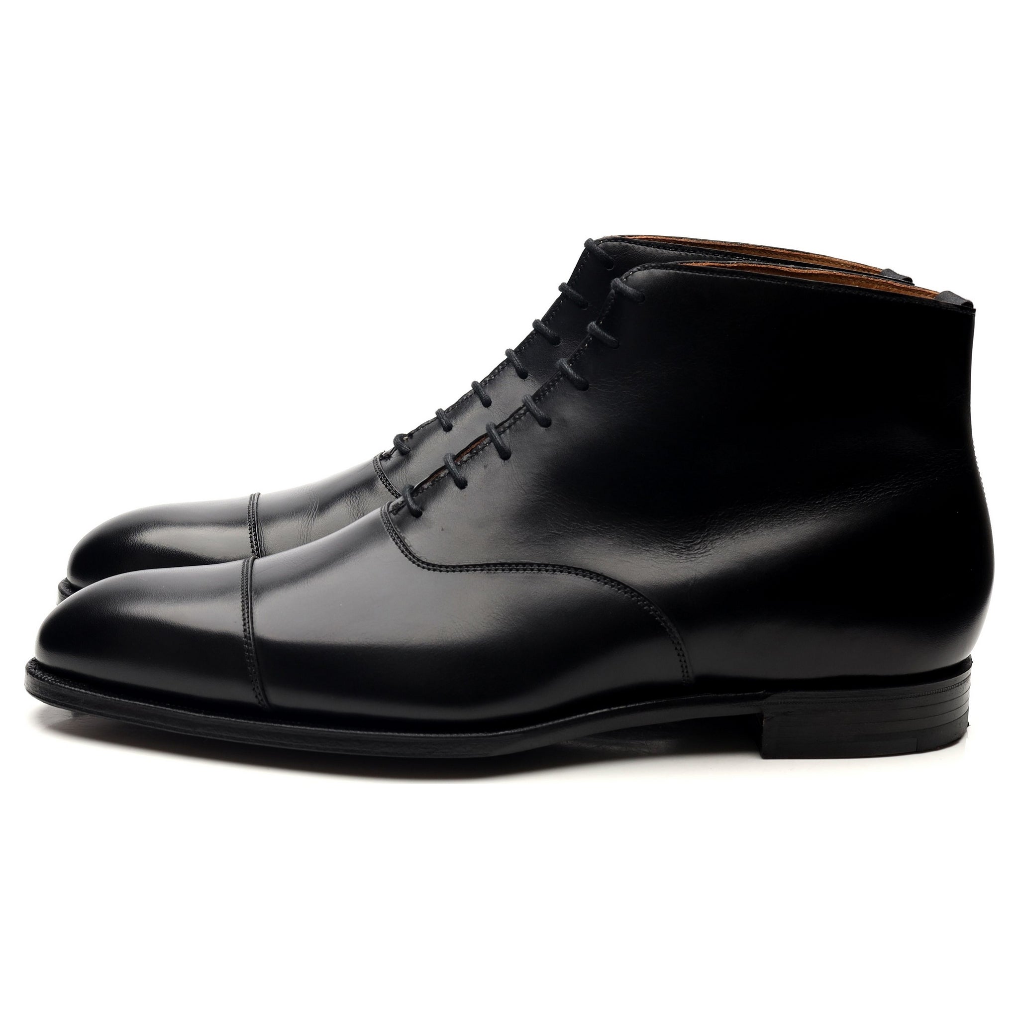 George Cleverley William boots cuir noir UK 9