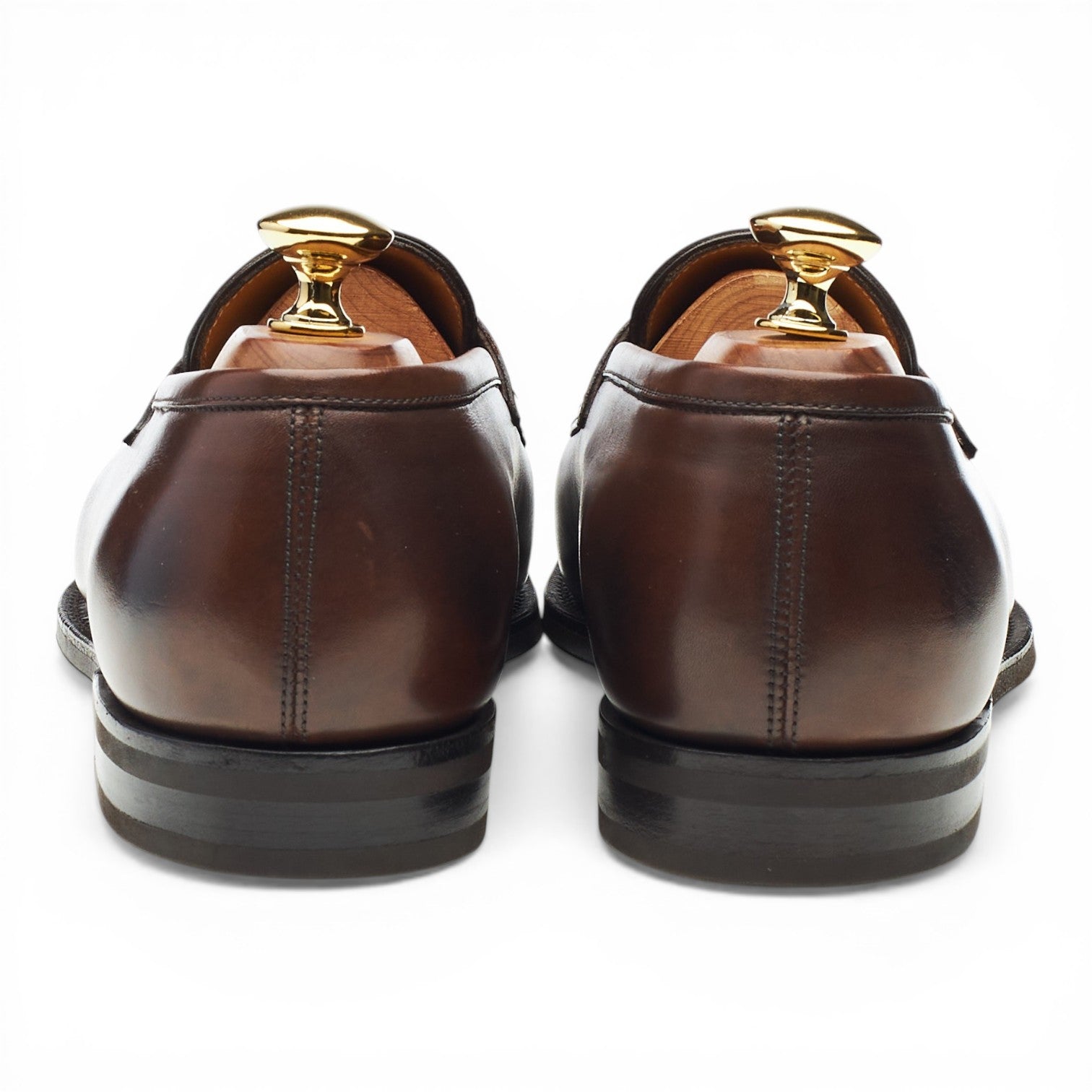 Edward Green Piccadilly mocassins cuir marron 6.5 UK