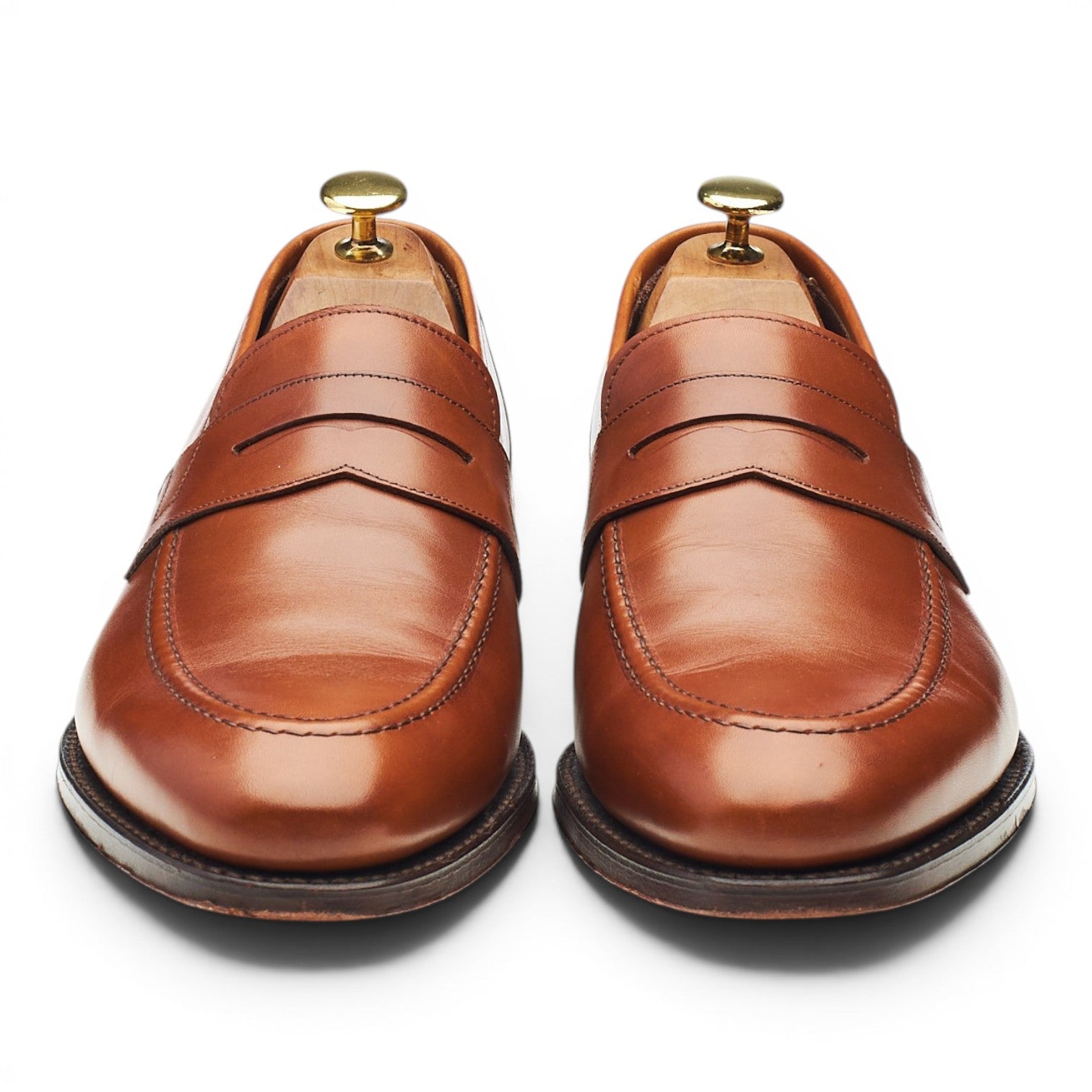 Loake 1880 Anson mocassins cuir marron UK 8.5