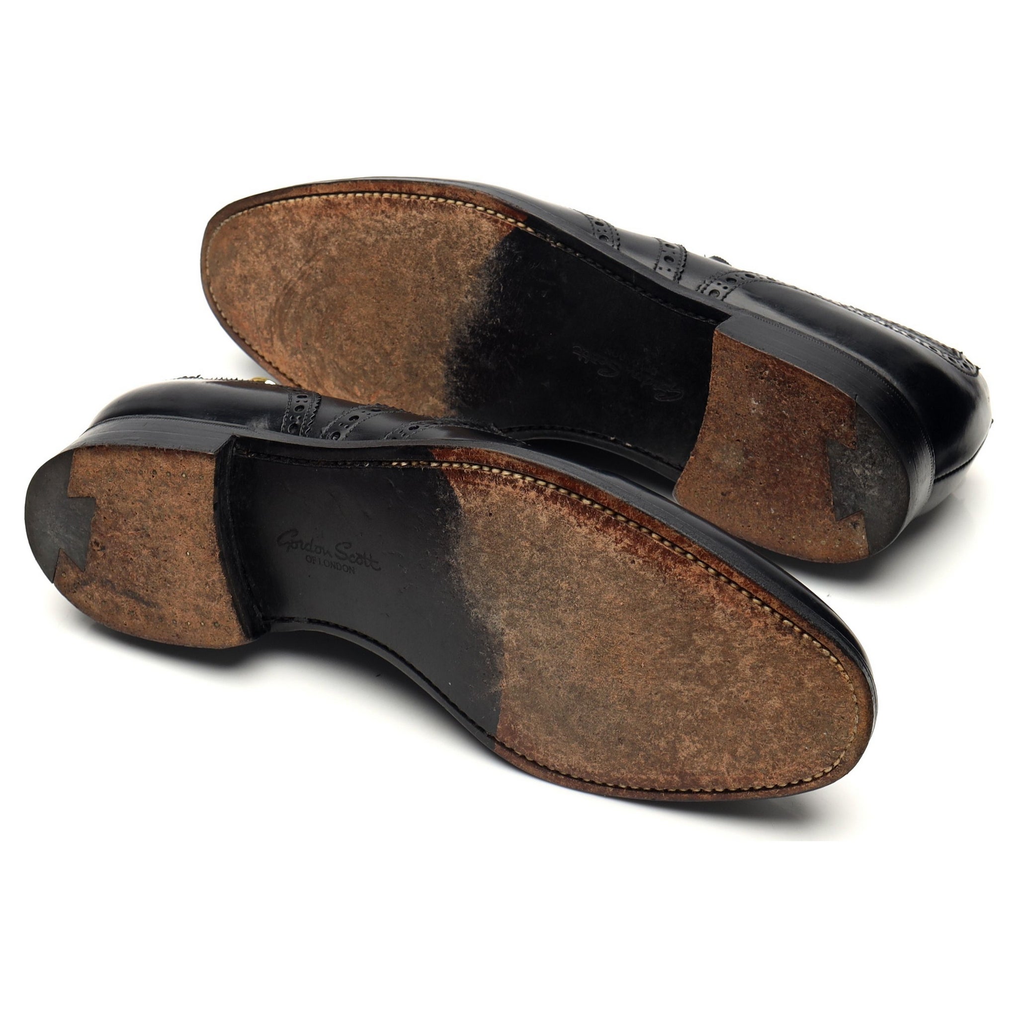 Gordon Scott London richelieu cuir noir UK 7.5