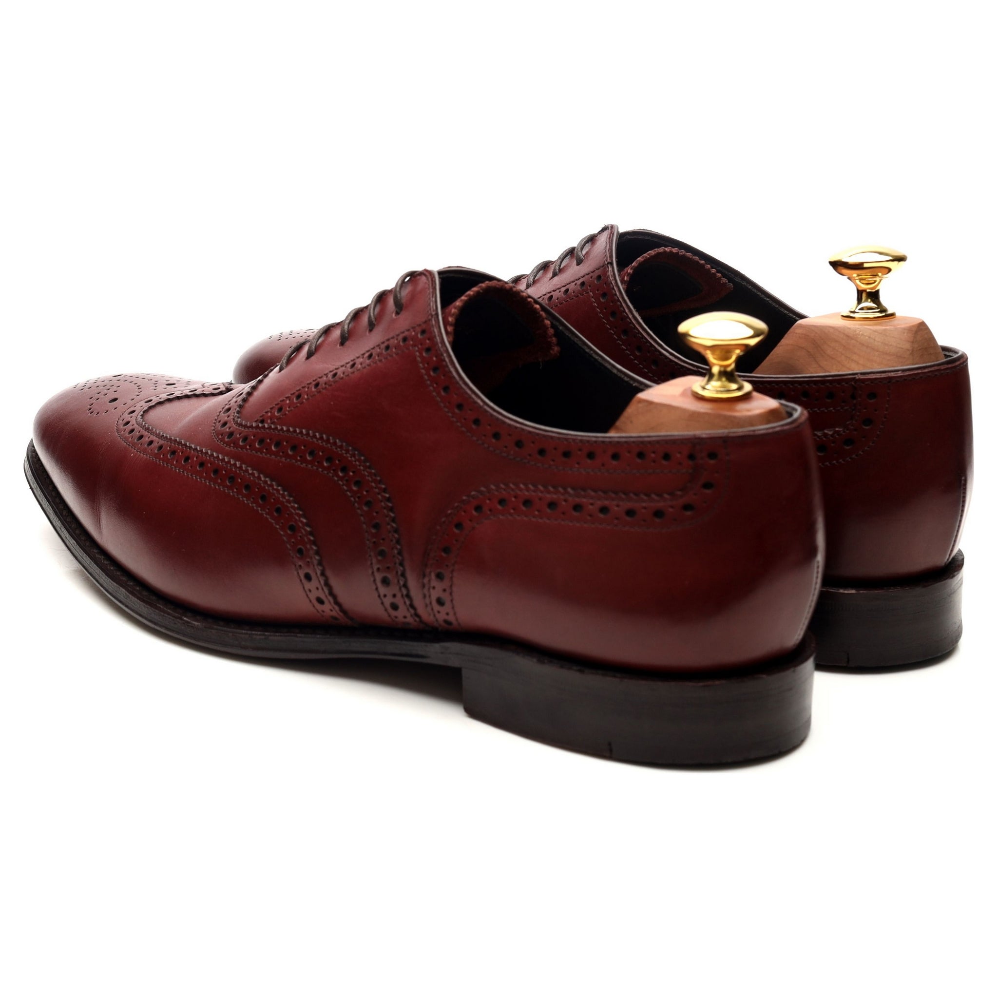 Herring Richmond brogues cuir bordeaux UK 9,5