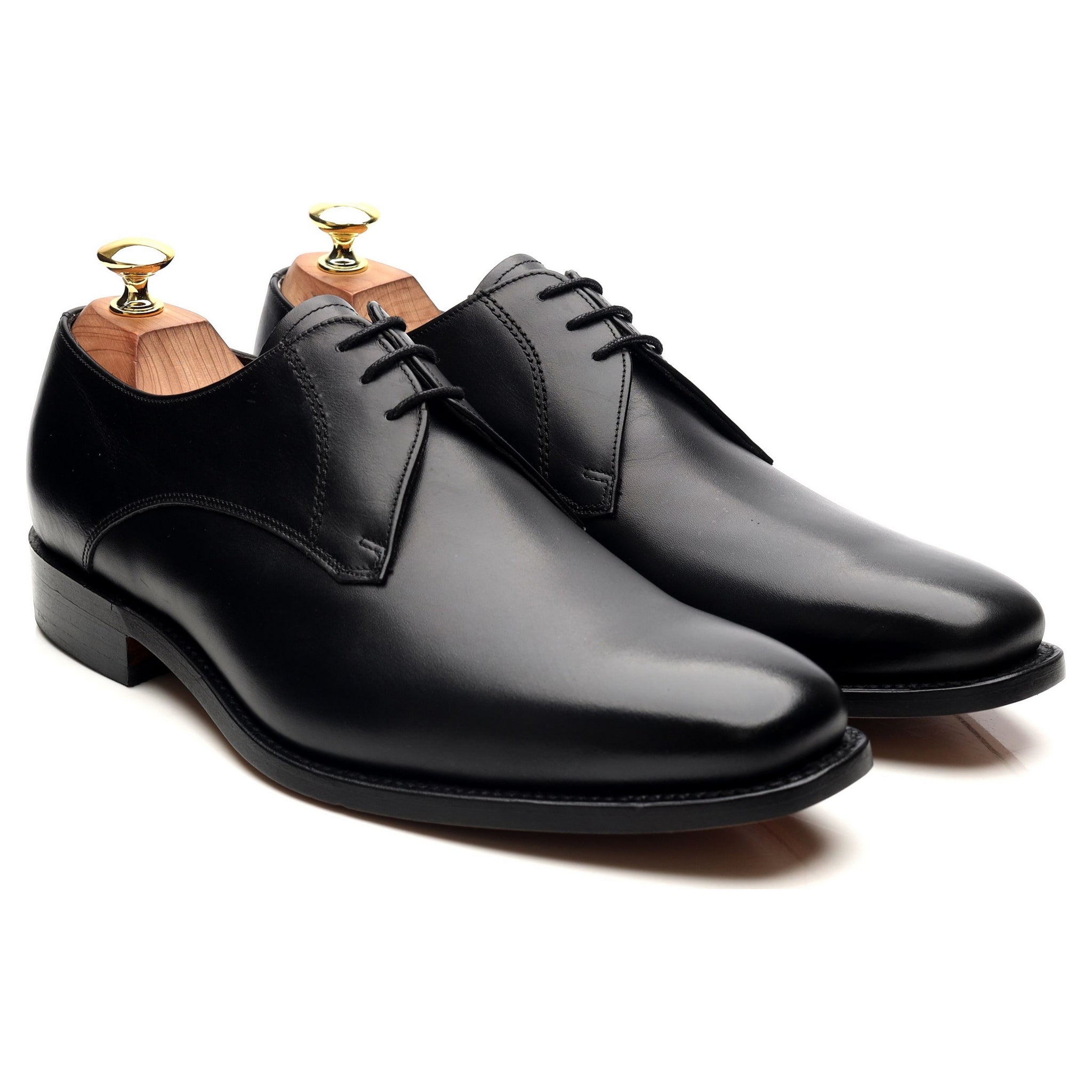 Barker Eton derby cuir noir pointure UK 8