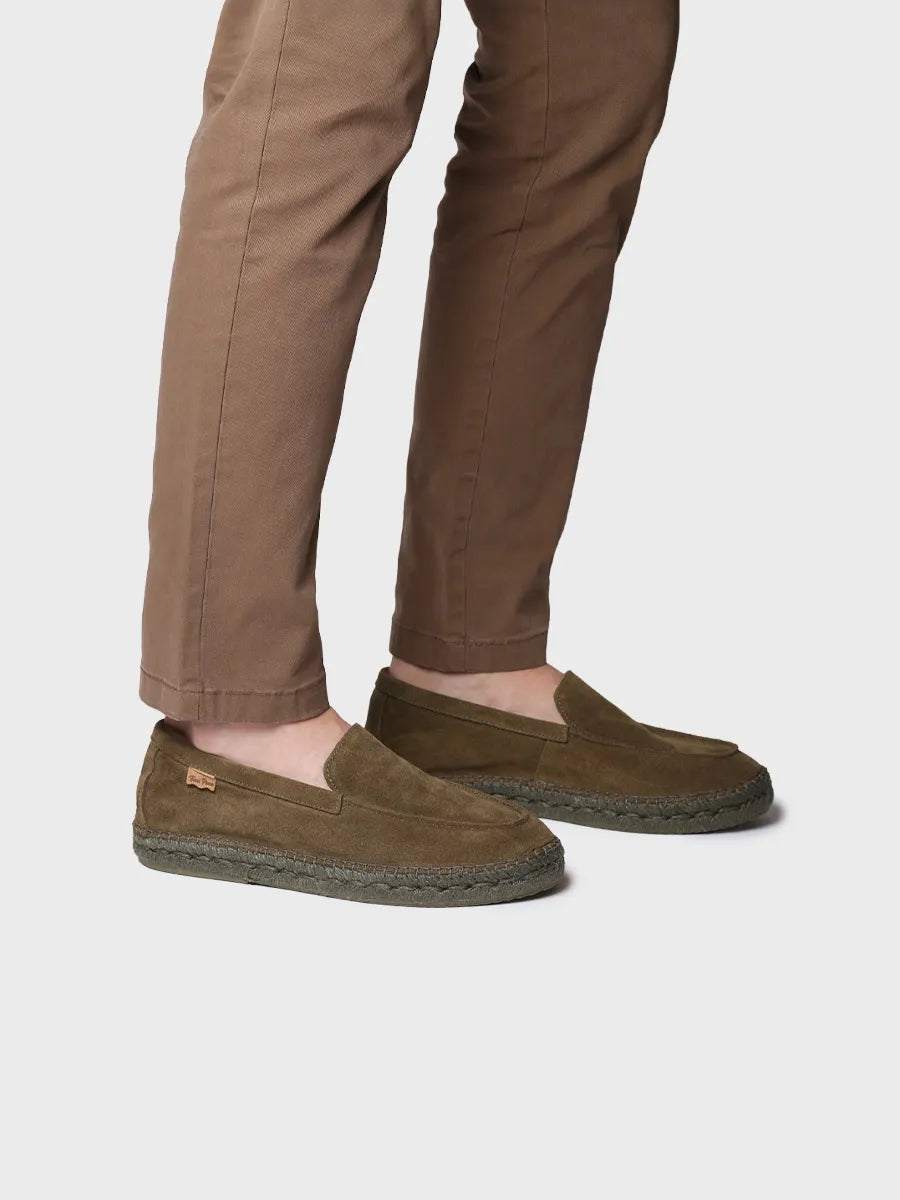 Toni Pons Max espadrille homme suède kaki
