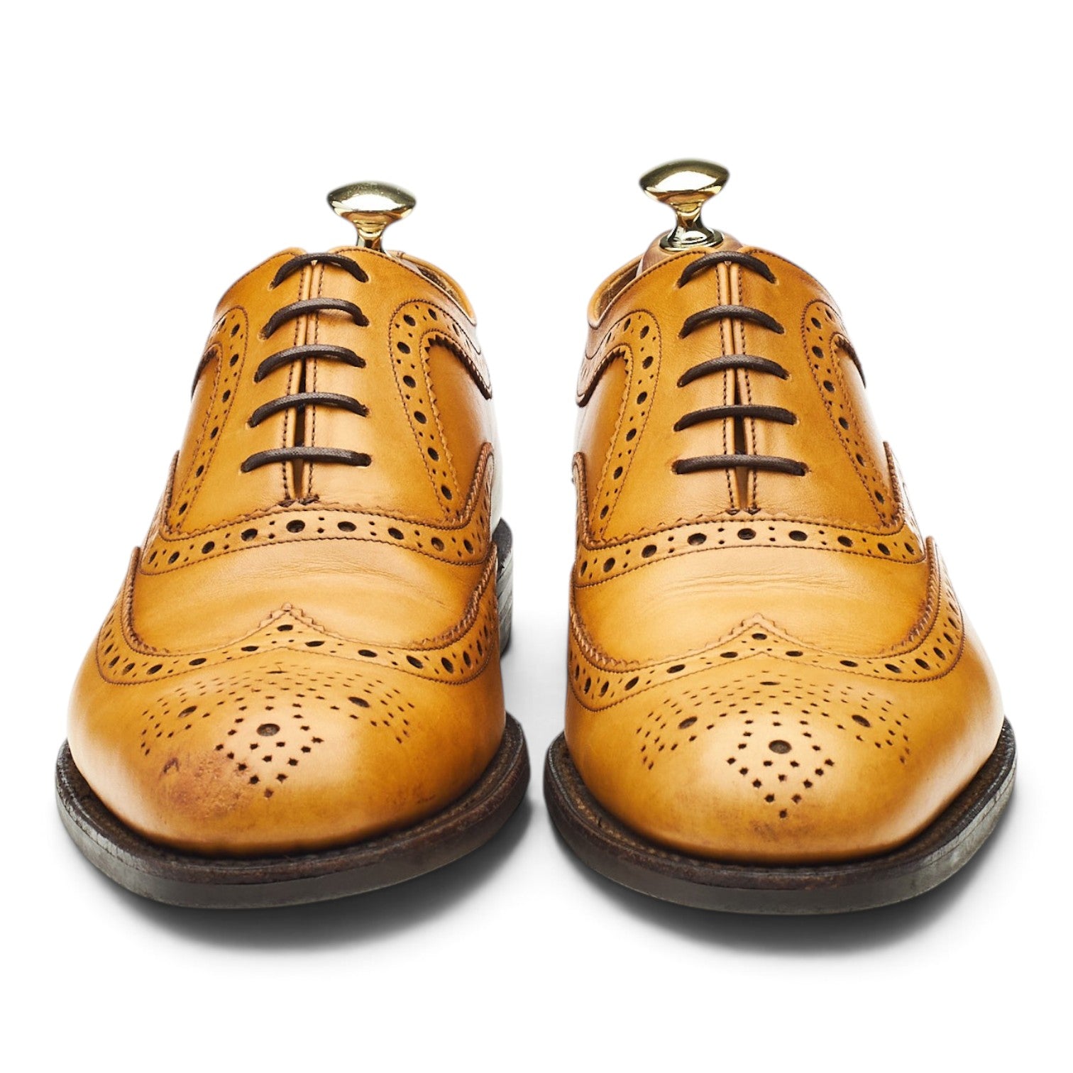 Loake Bovey oxford cuir marron pointure UK 7.5