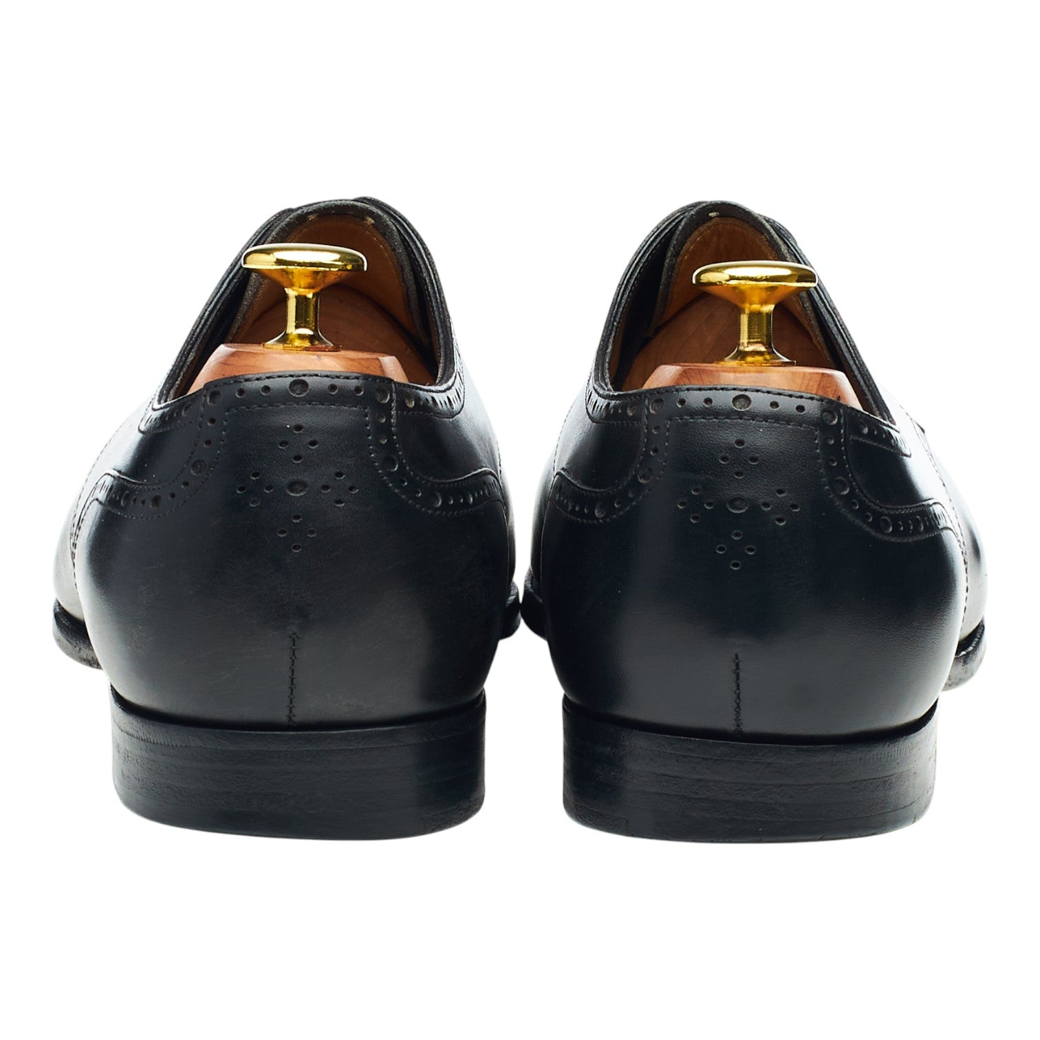 Edward Green derby bout droit cuir noir UK 8
