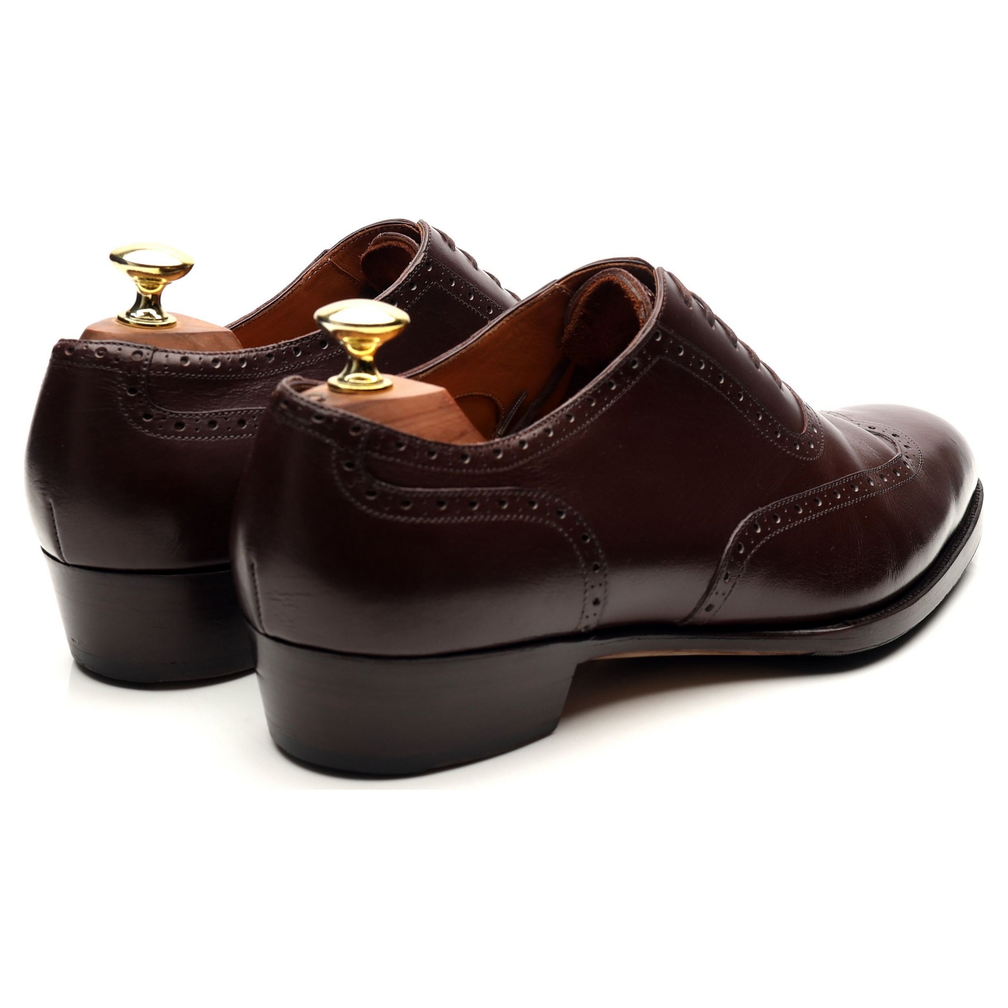 Oct. Tenth Adelaide richelieu brogue cuir marron 7.5 UK