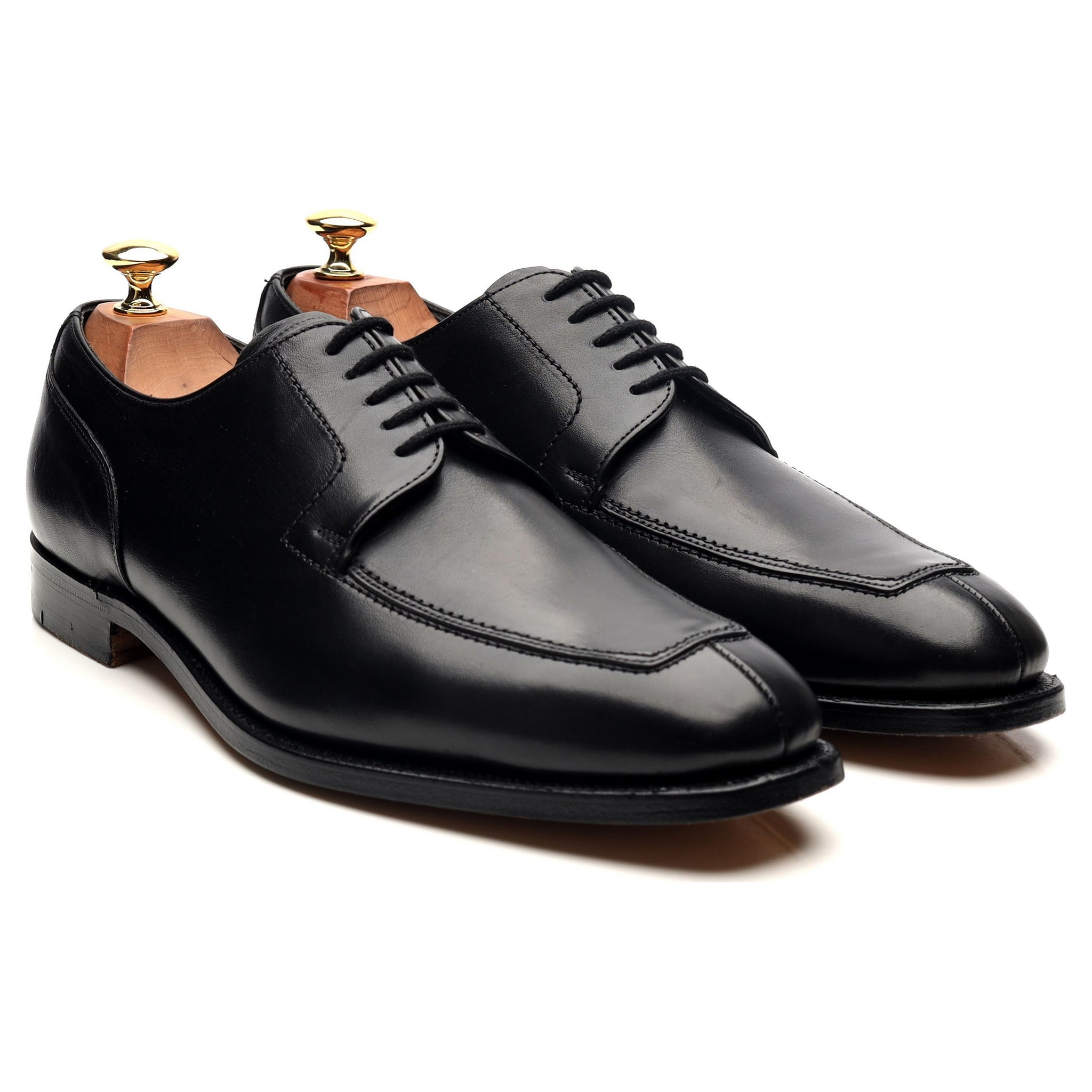 Beams derby cuir noir bout fendu pointure UK 9
