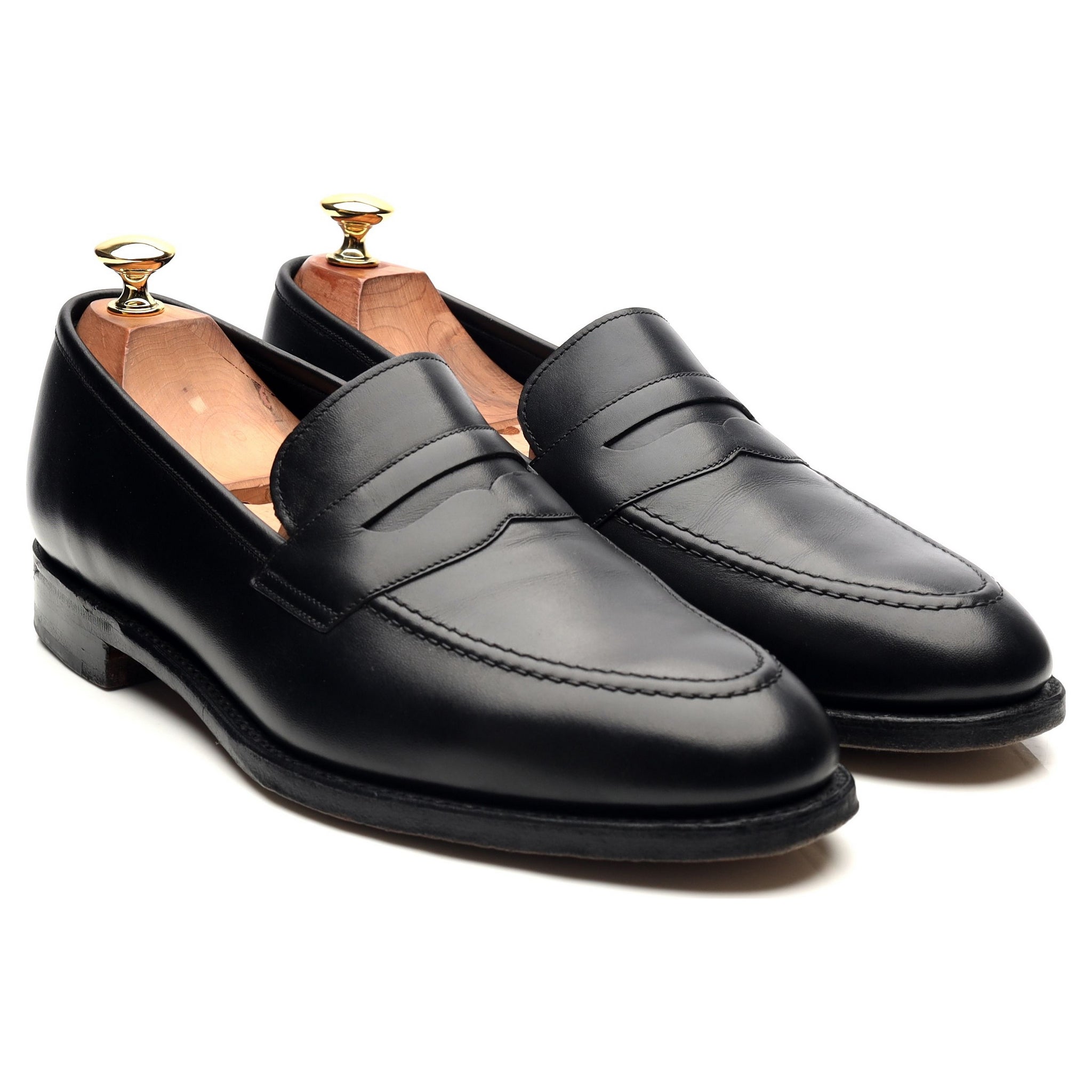 Loake 1880 Whitehall mocassins cuir noir pointure UK 9