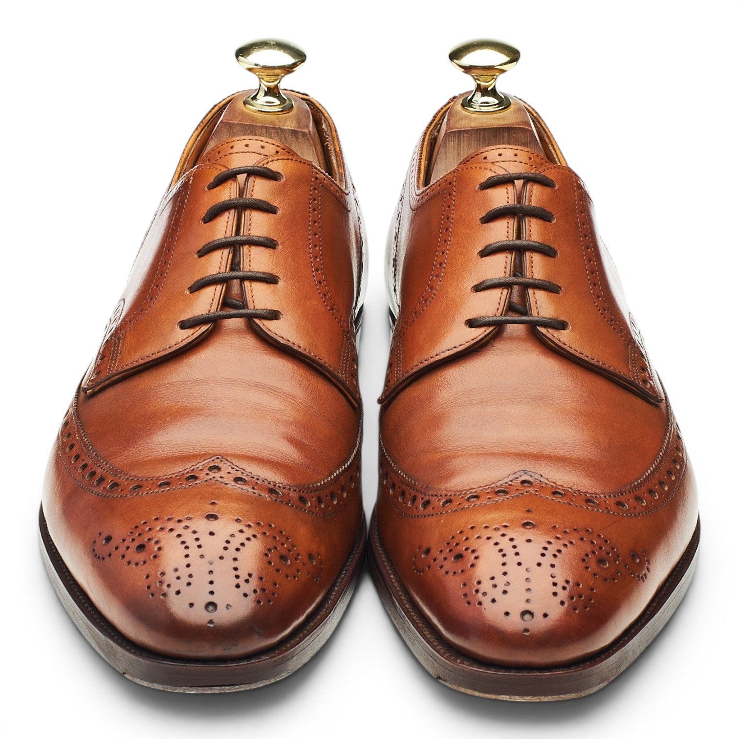 Gaziano & Girling Woburn Derby cuir vintage pointure UK 7