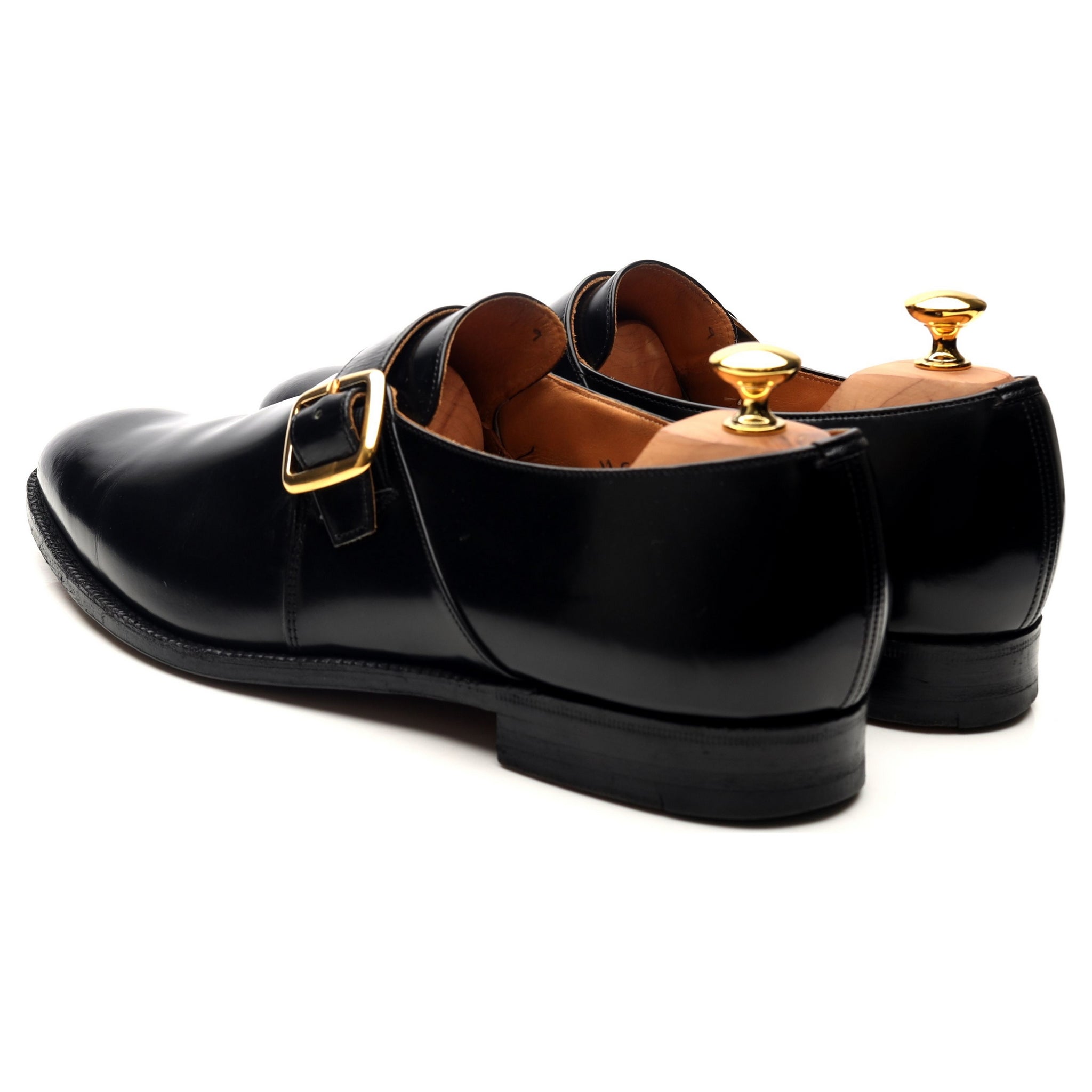Church's Westbury monk cuir noir UK 12