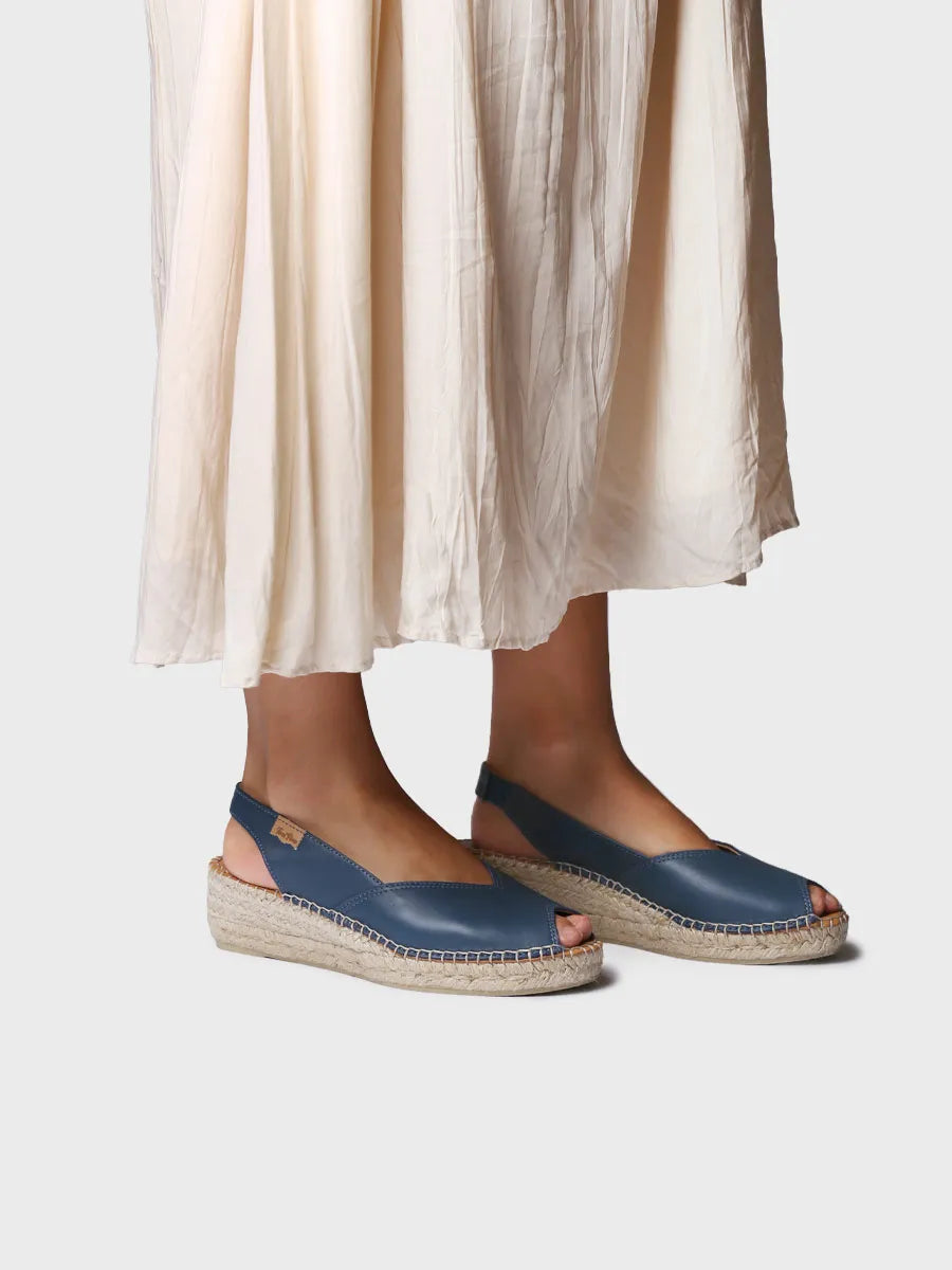 Toni Pons Bernia-P espadrilles compensées cuir