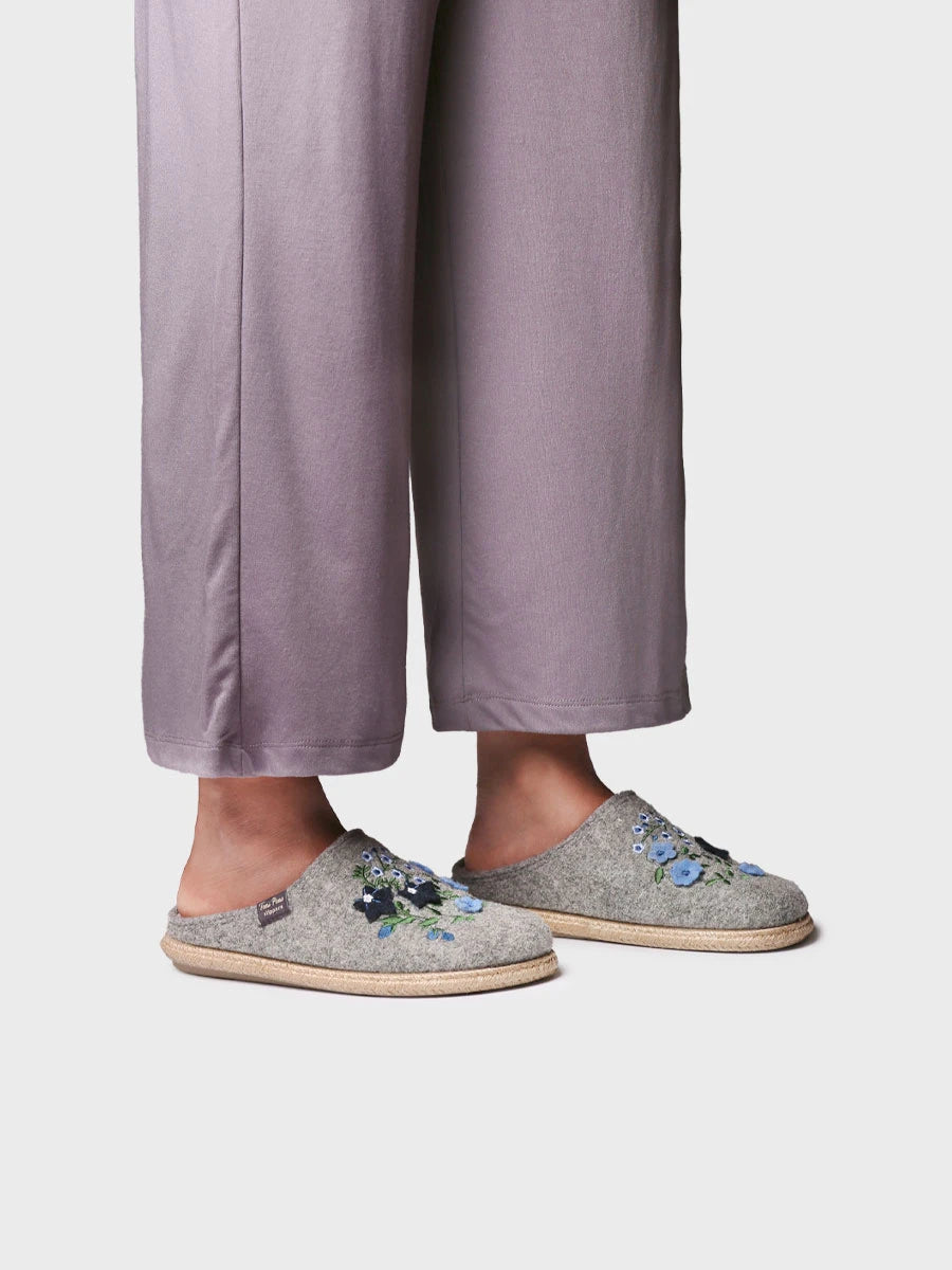 Toni Pons Deli-EF chaussons feutre fleurs femme