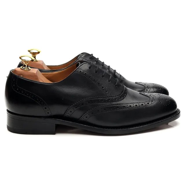 Barker Glasgow richelieu brogue cuir noir UK 6