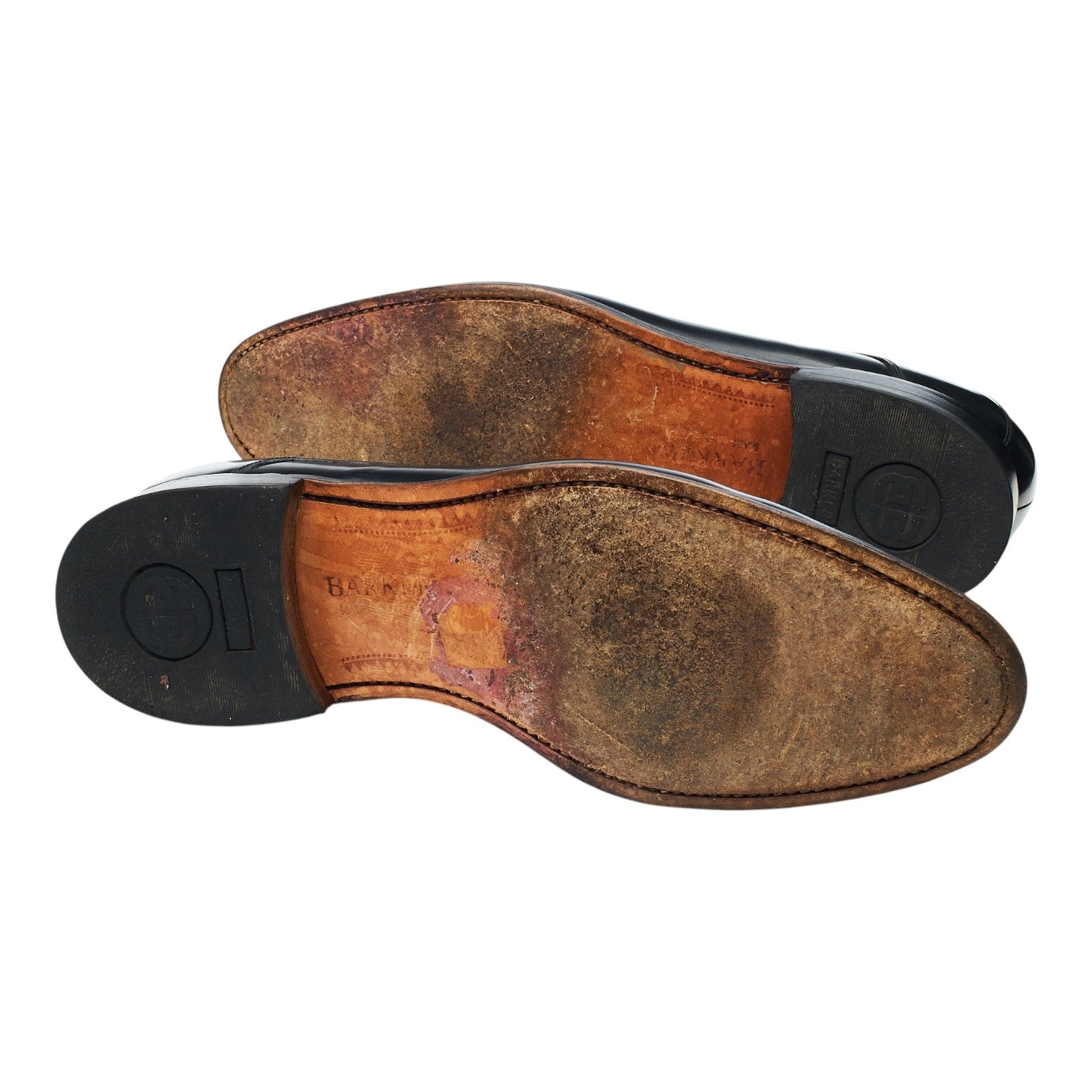 Barker Wickham derbies cuir noir 9 UK
