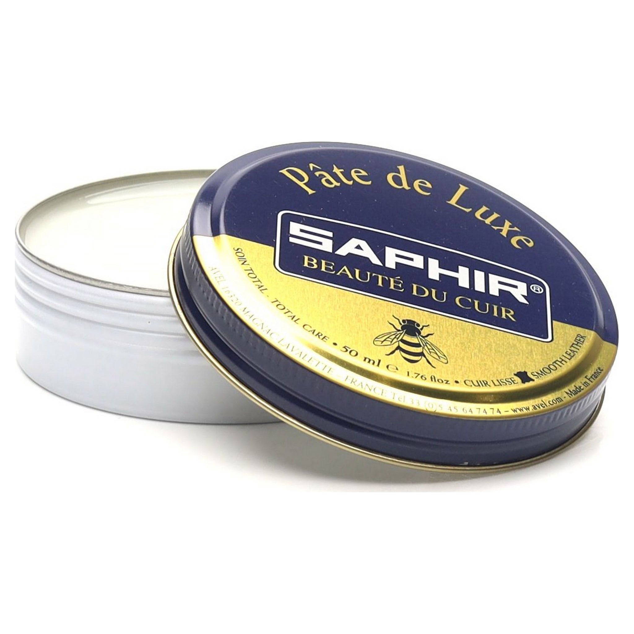 Saphir Pâte de Luxe Cirage Cire 50 ml Noir 01