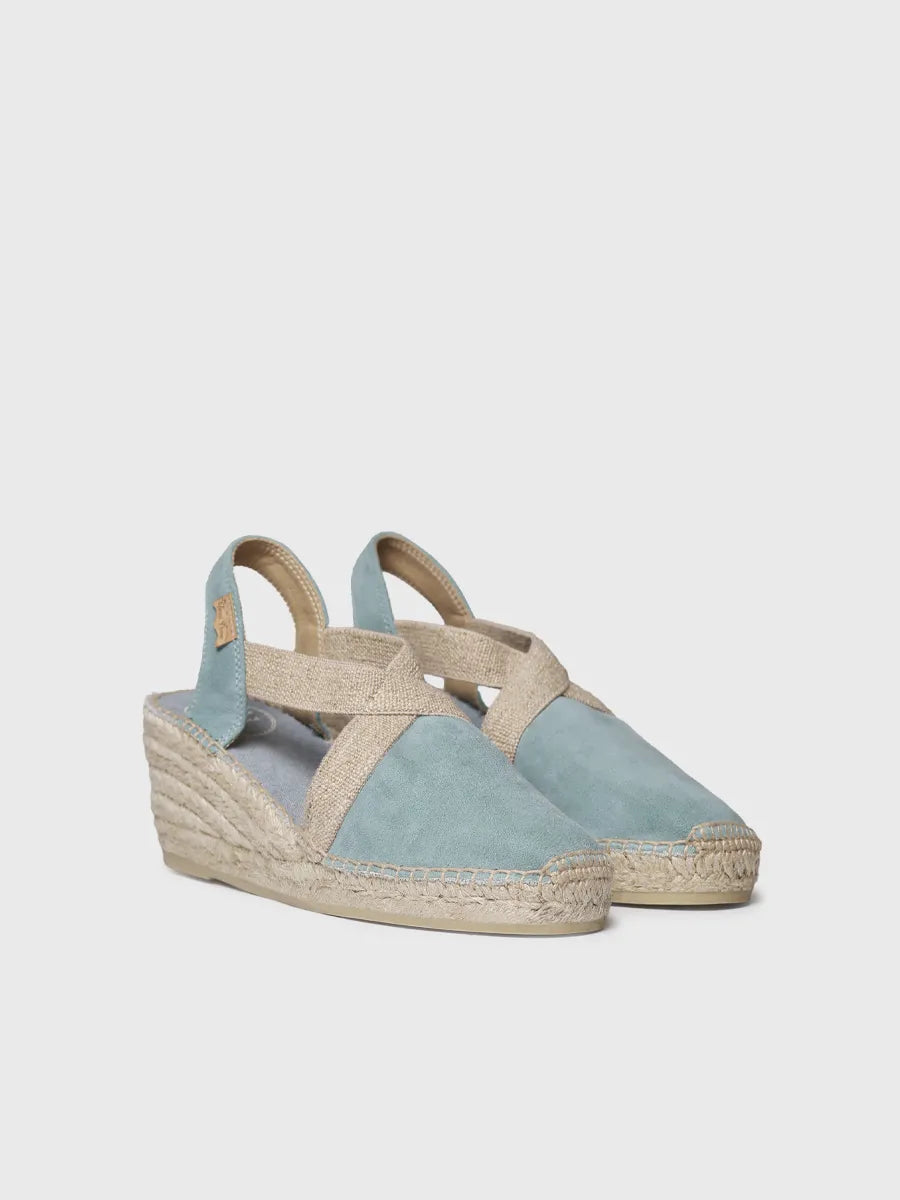 Toni Pons Tona espadrille compensee daim elastique