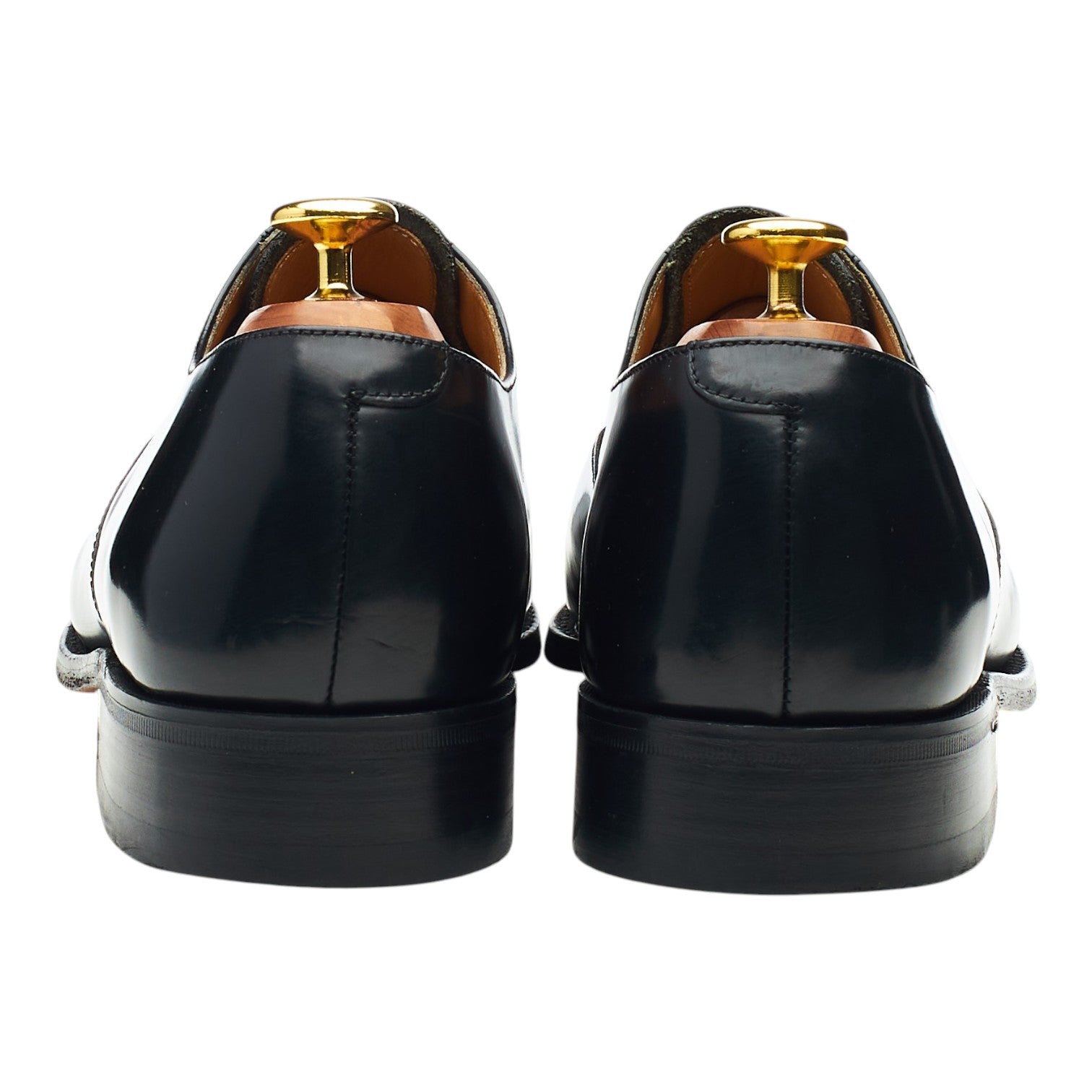 Barker Arnold oxford cuir noir 8 étroit semelle cuir