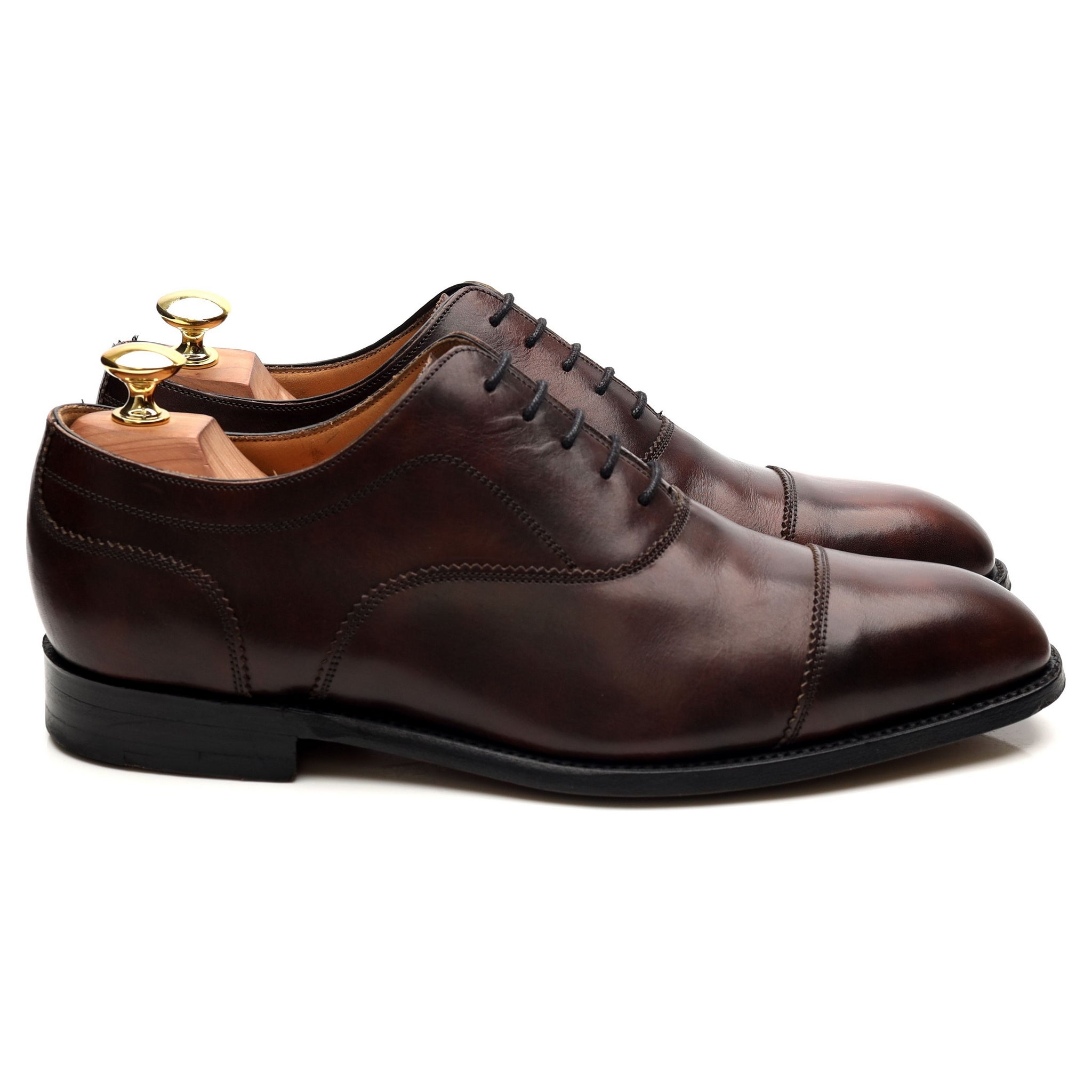 Barker Lincoln richelieu cuir marron UK 8 large