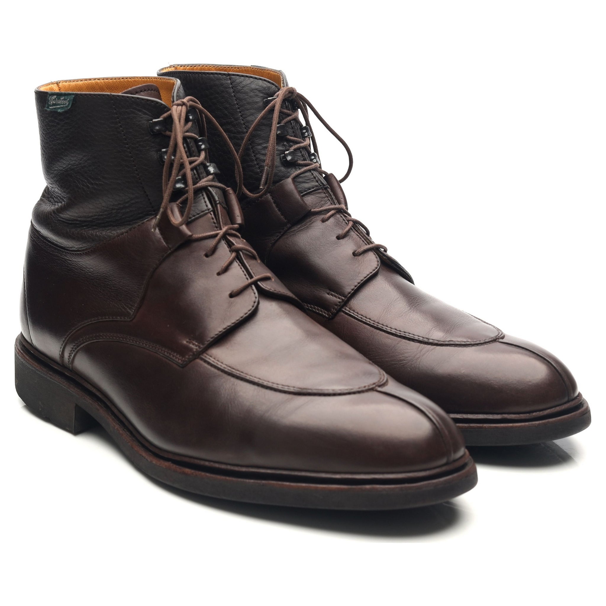Paraboot Beaumont bottines cuir marron UK 9 semelle gomme