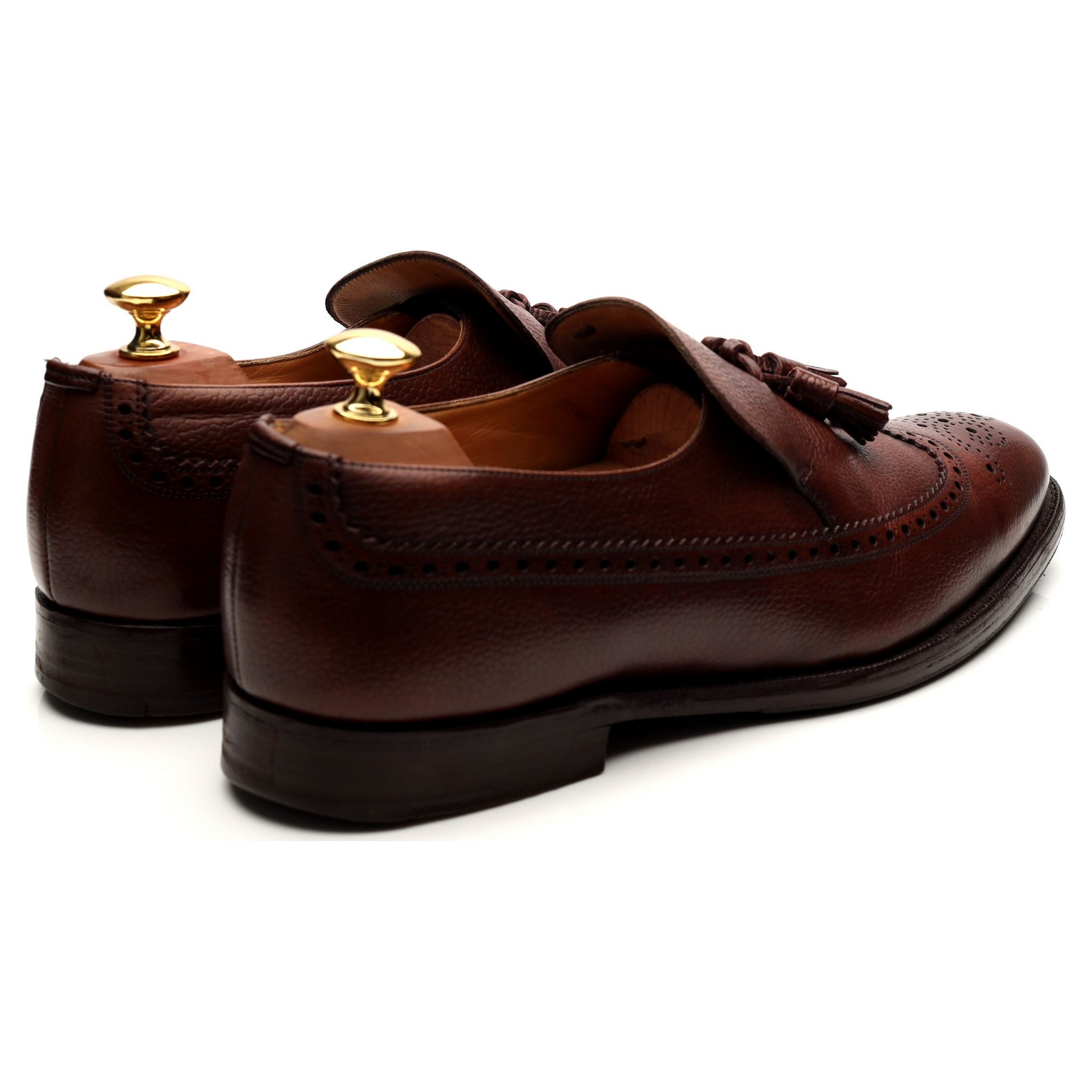 Church's Kingston mocassin cuir marron pompons UK 9