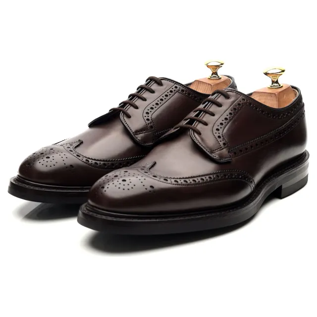 Church's Grafton derby cuir marron foncé UK 8