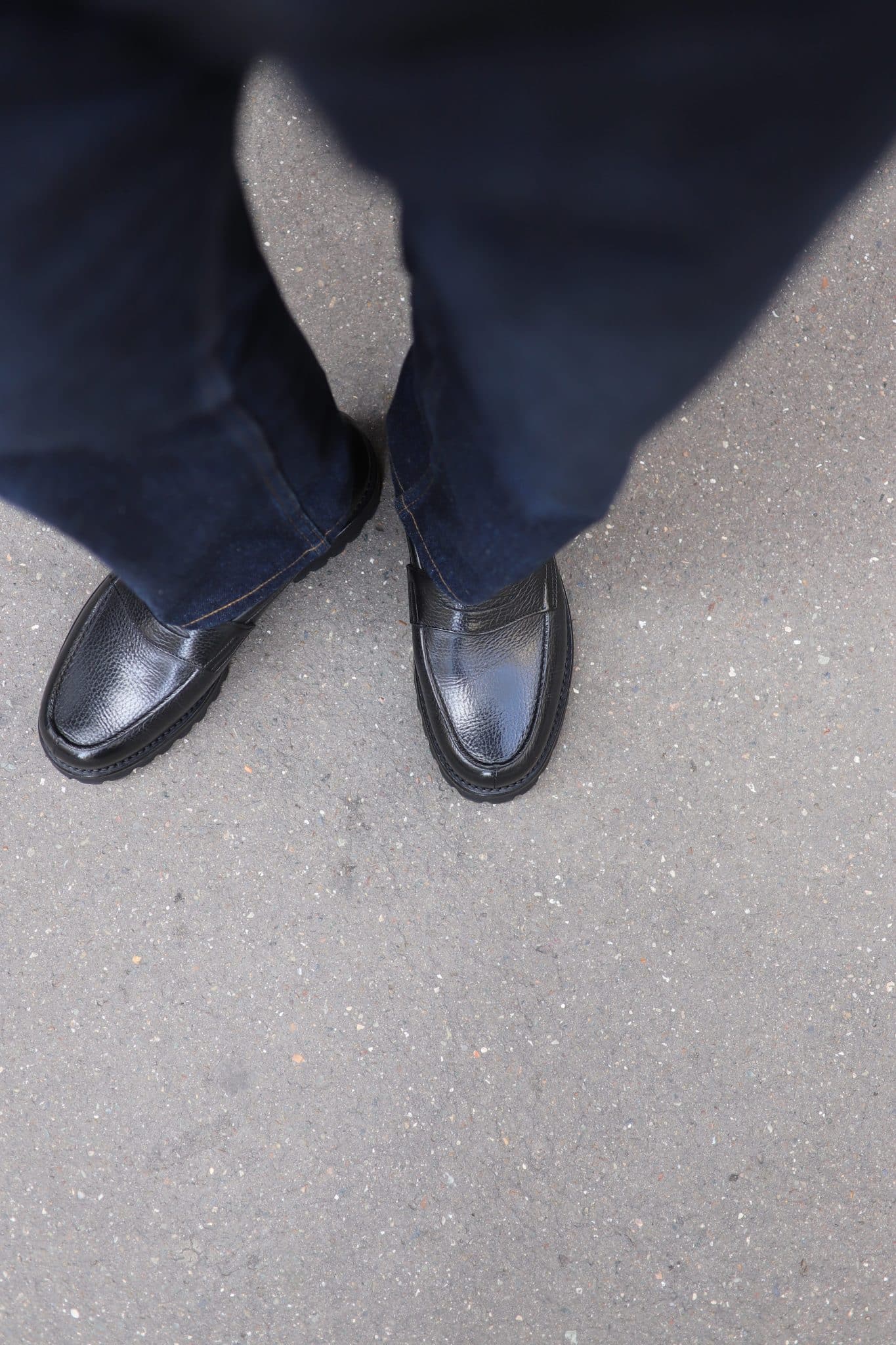 Malfroid Tilsitt II mocassin penny cuir grainé