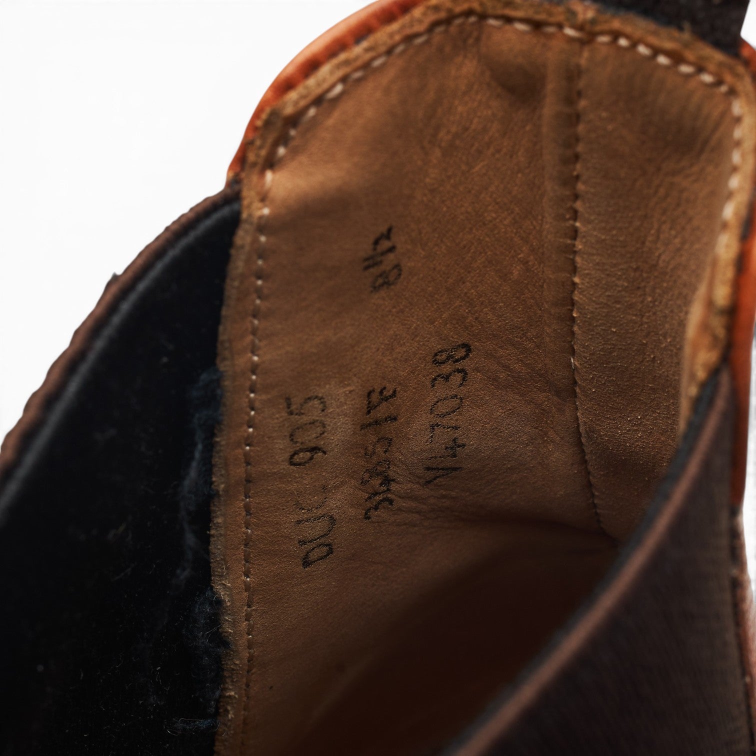 Ducker & Son Duc boots chelsea cuir marron UK 8.5
