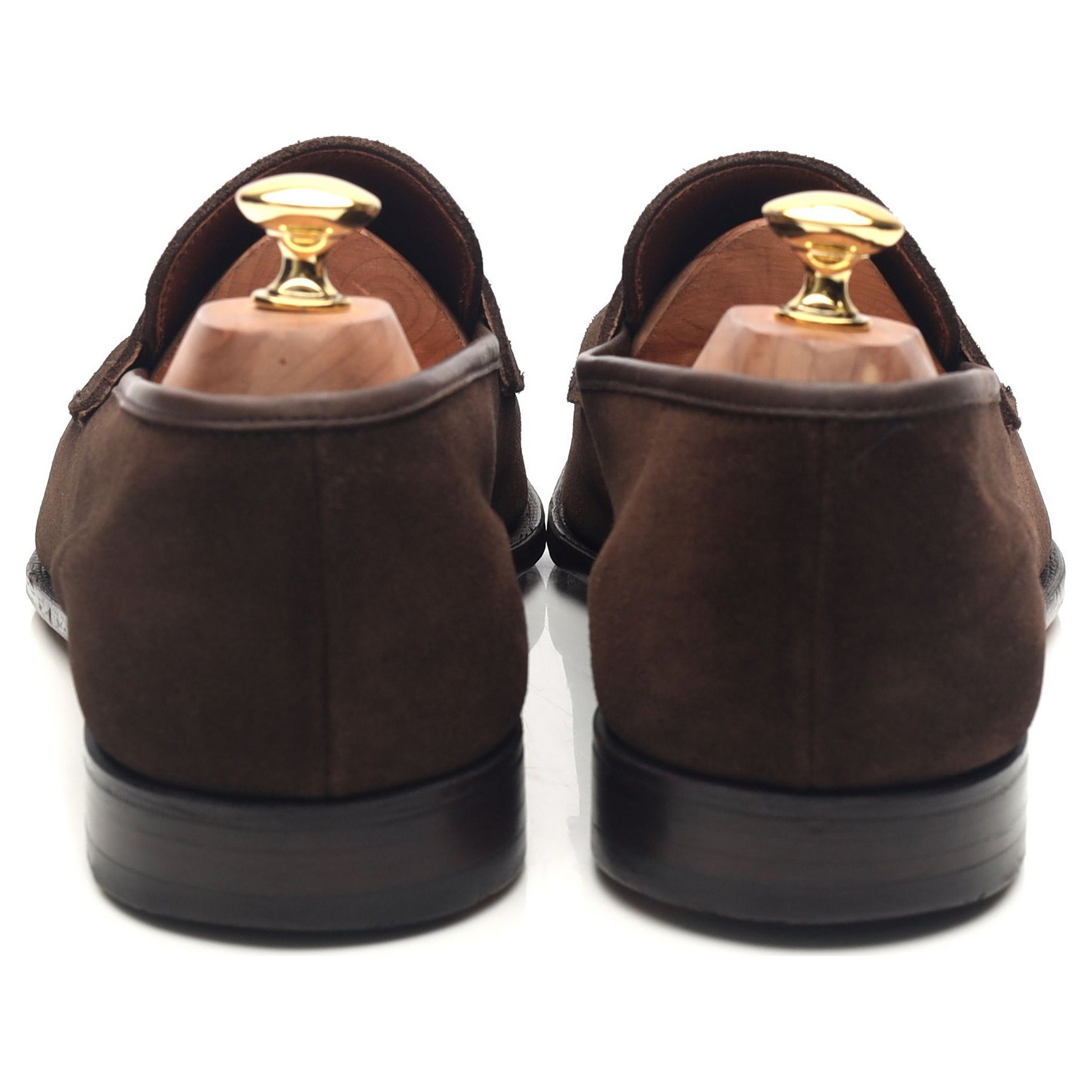 Crockett & Jones Teign mocassins daim marron 10 UK