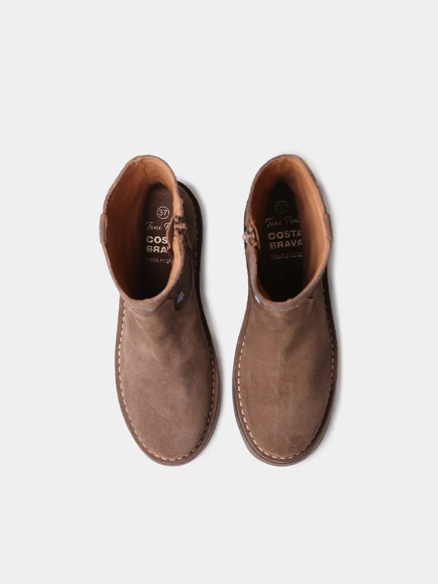 Toni Pons Monells bottine femme suède talon 5 cm