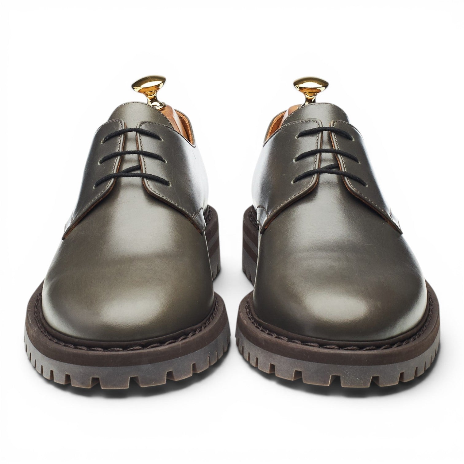 Common Projects derby cuir gris 6 UK