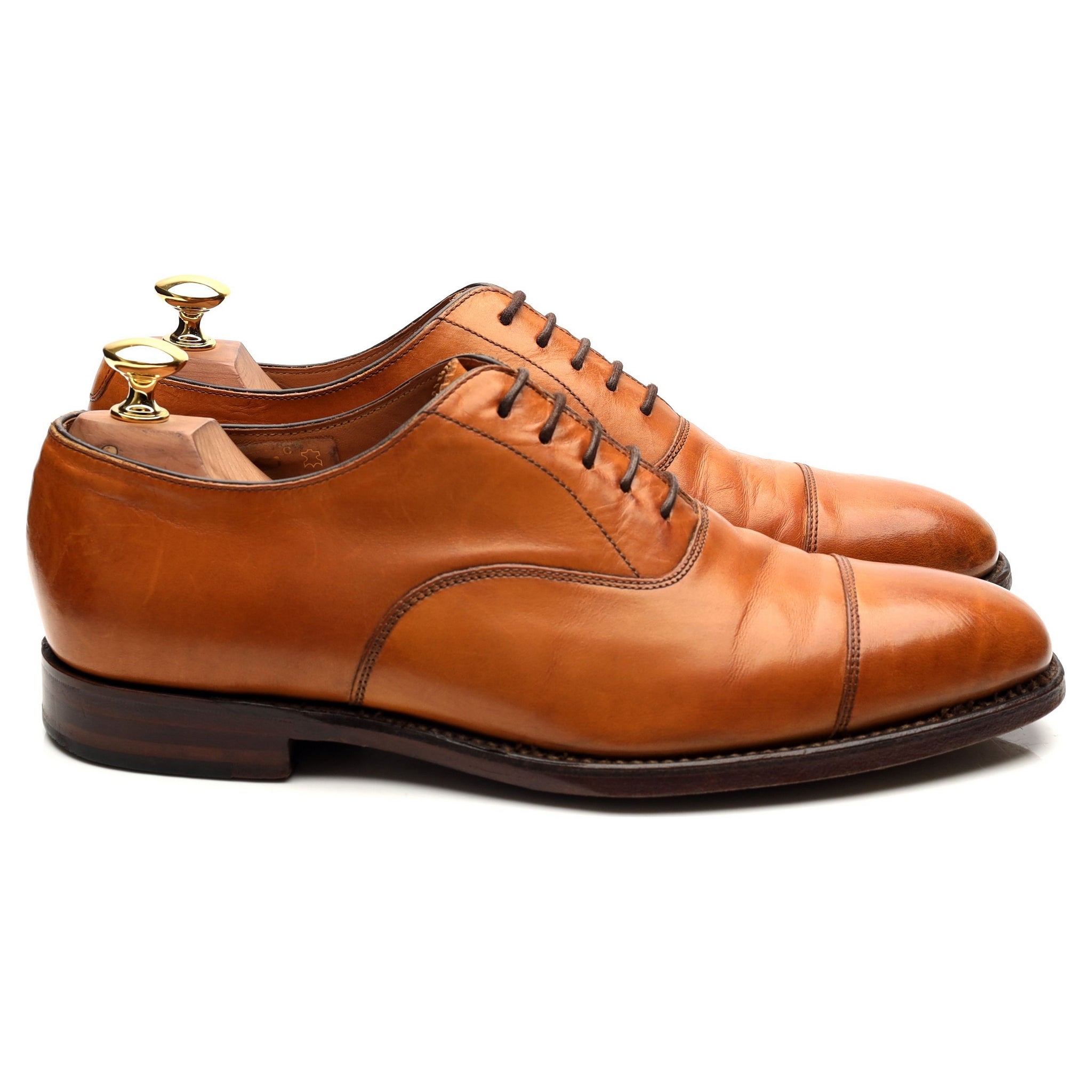 Loake 1880 Aldwych richelieu cuir tabac UK 6.5