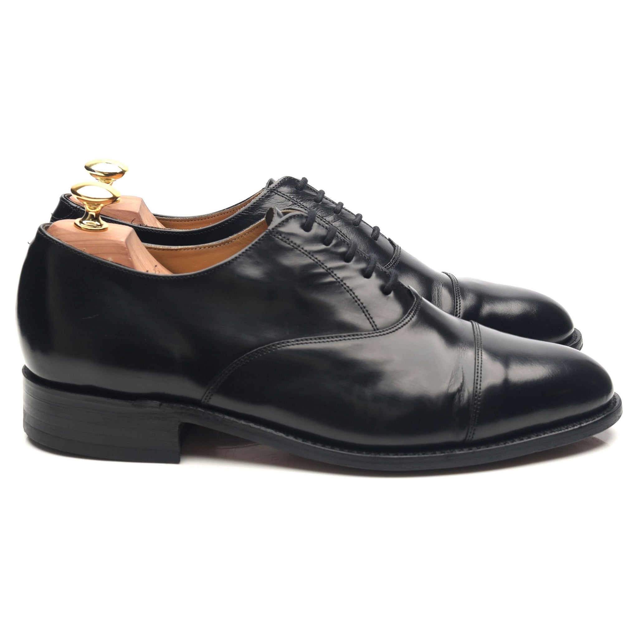 Barker Arnold richelieu cuir noir 8,5 UK