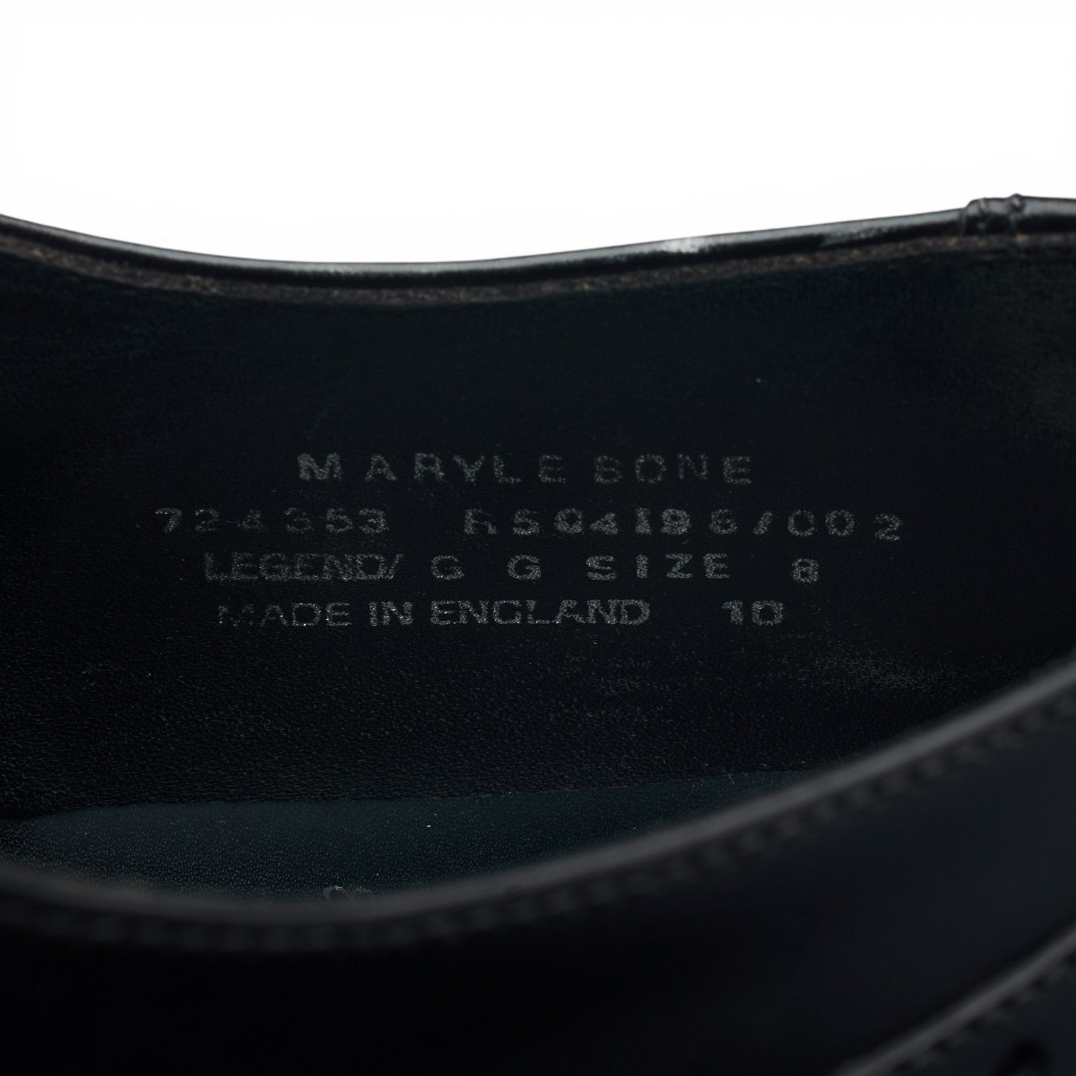 Herring Marylebone derby cuir noir UK 8 G