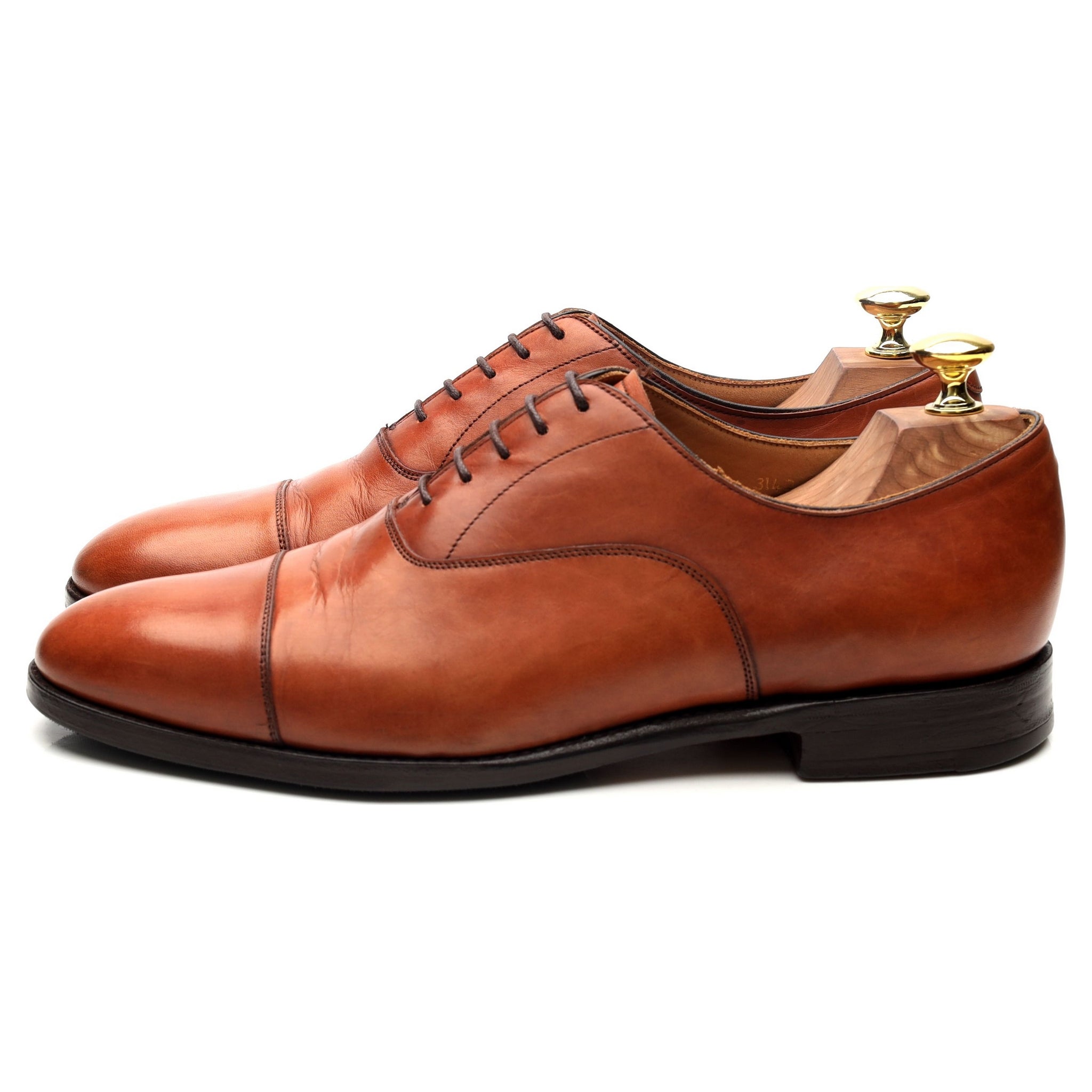 New & Lingwood oxford cuir marron 8.5 UK